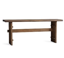 Easton 74" Reclaimed Wood Console Table, Weathered Elm