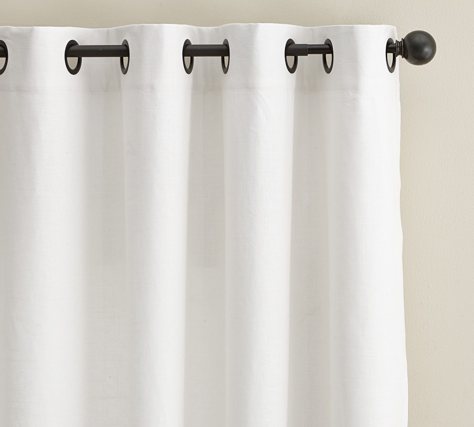 Open Box: Emery Linen Grommet Curtain