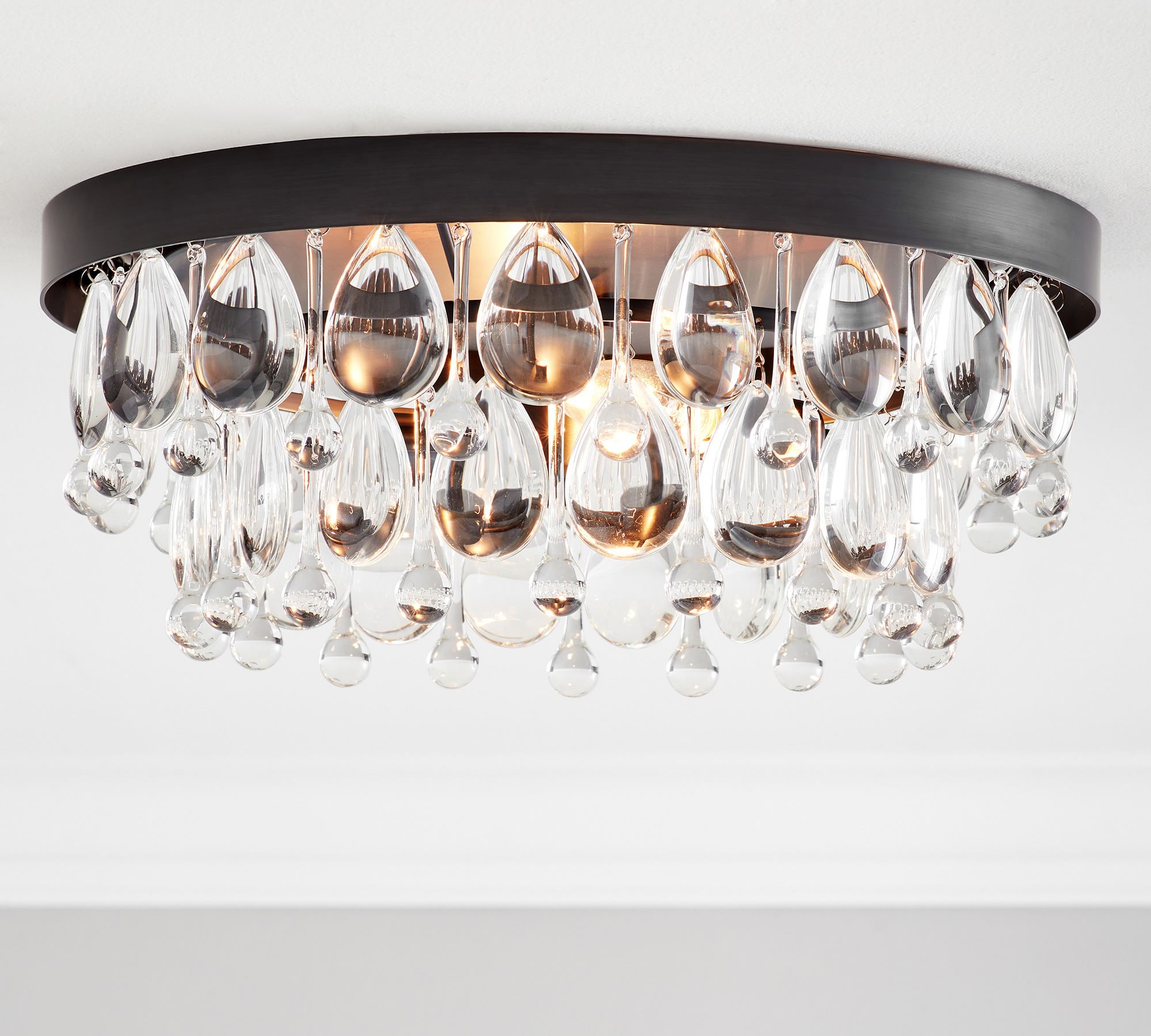 Clarissa Modern Crystal Flush Mount