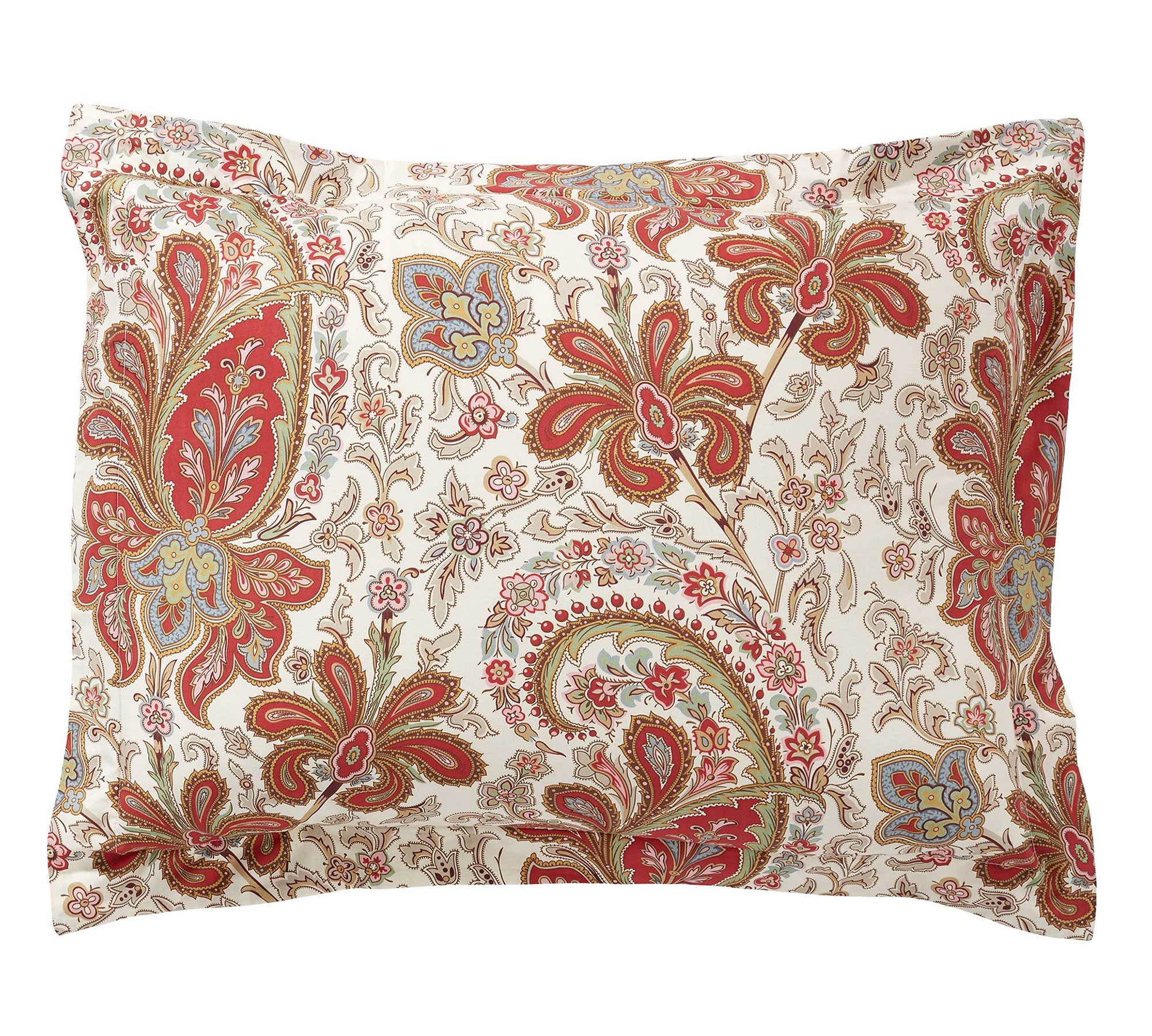 Charlie Paisley Percale Sham