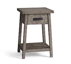 Mateo 16&quot; Nightstand, Salvaged Gray