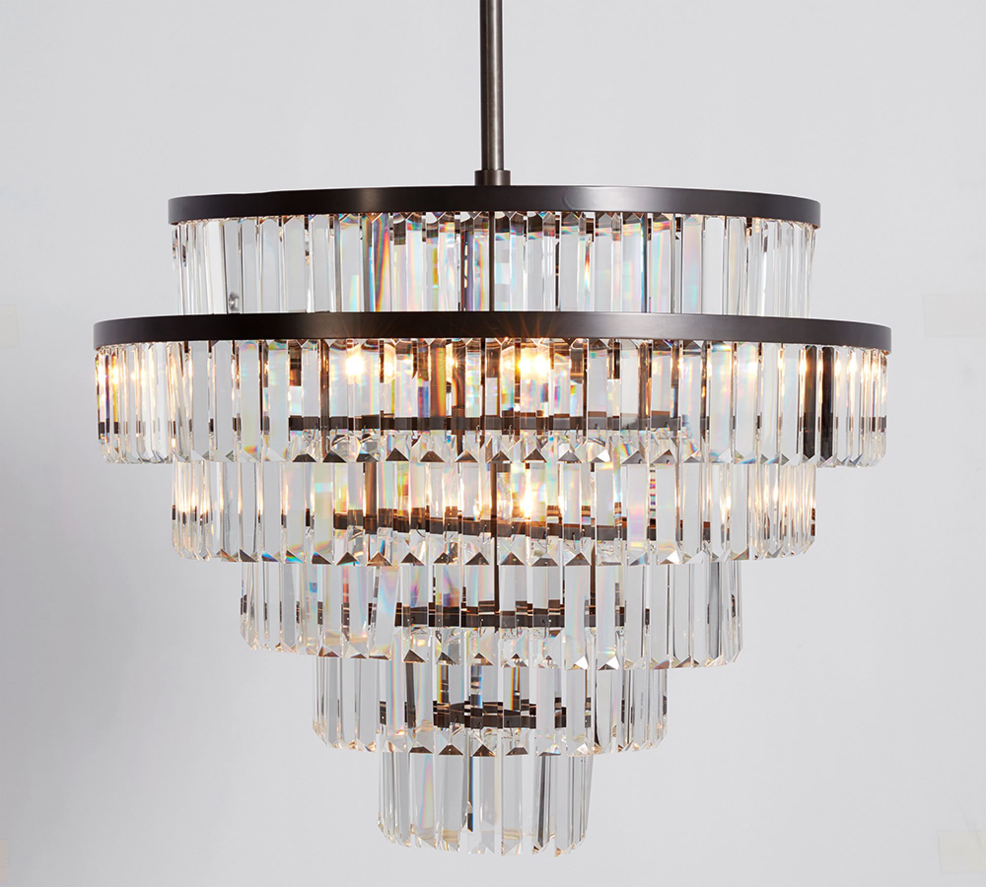 Gemma Crystal Round Chandelier (19"-26")