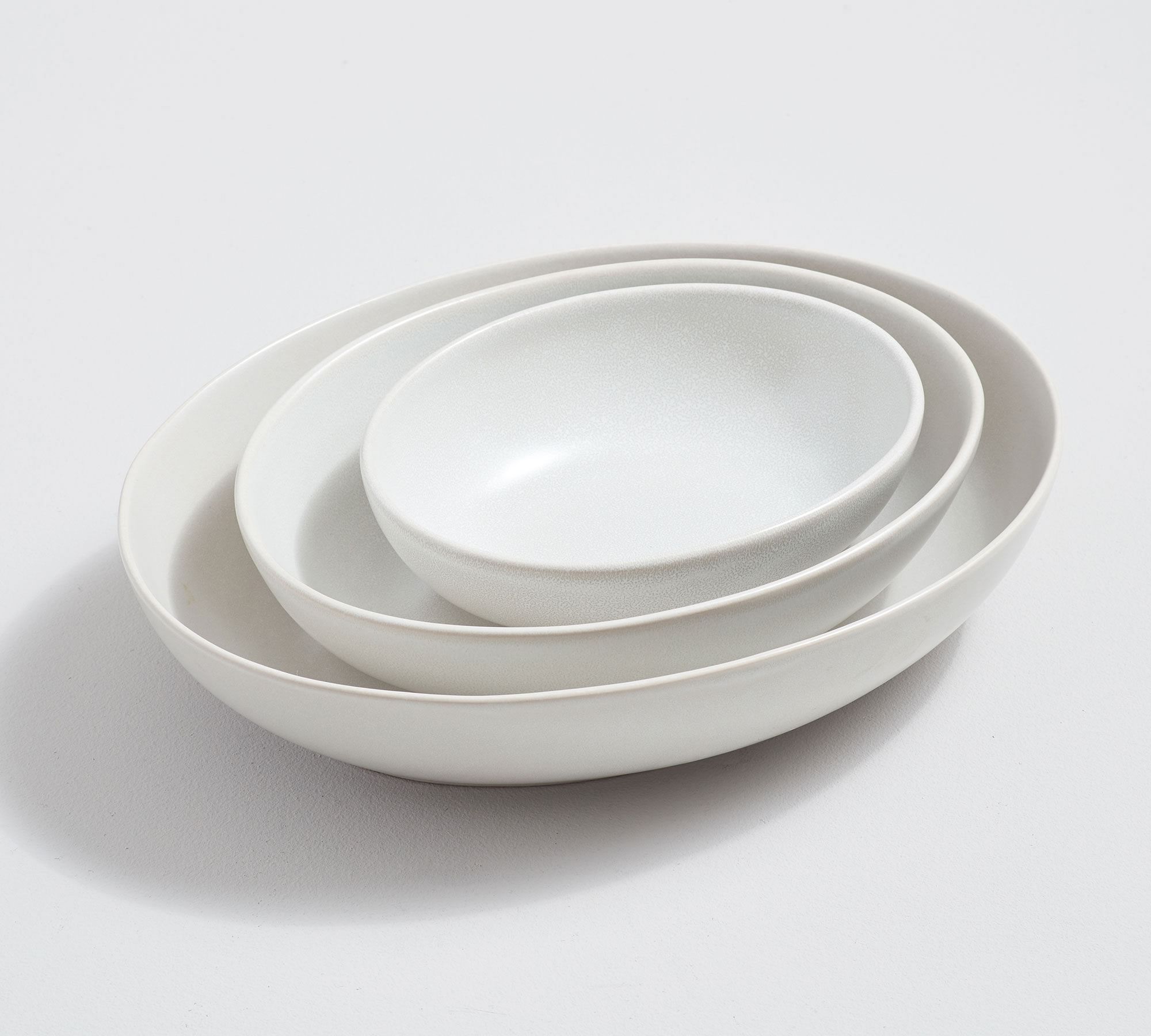 Mason Stoneware Oval Serving Bowls