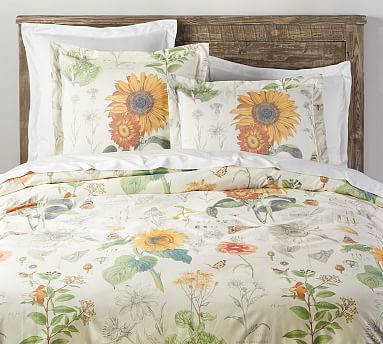 Pottery barn sunflower pillow cover hotsell