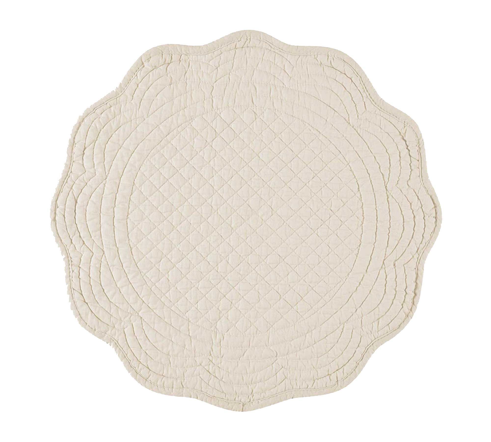 Boutis Cotton Round Placemats - Set of 4