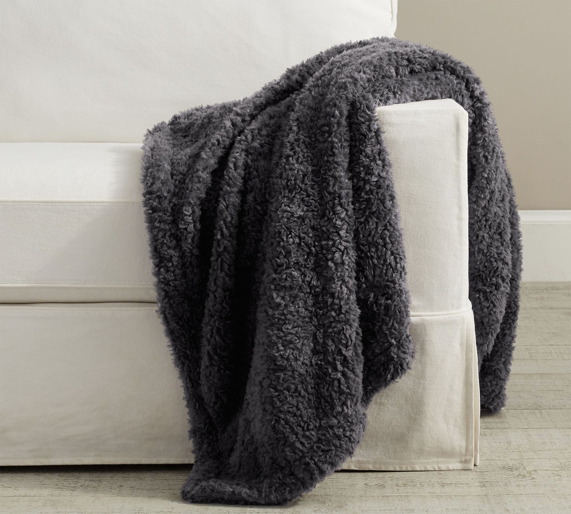 Fireside Cozy Sherpa Reversible Throw