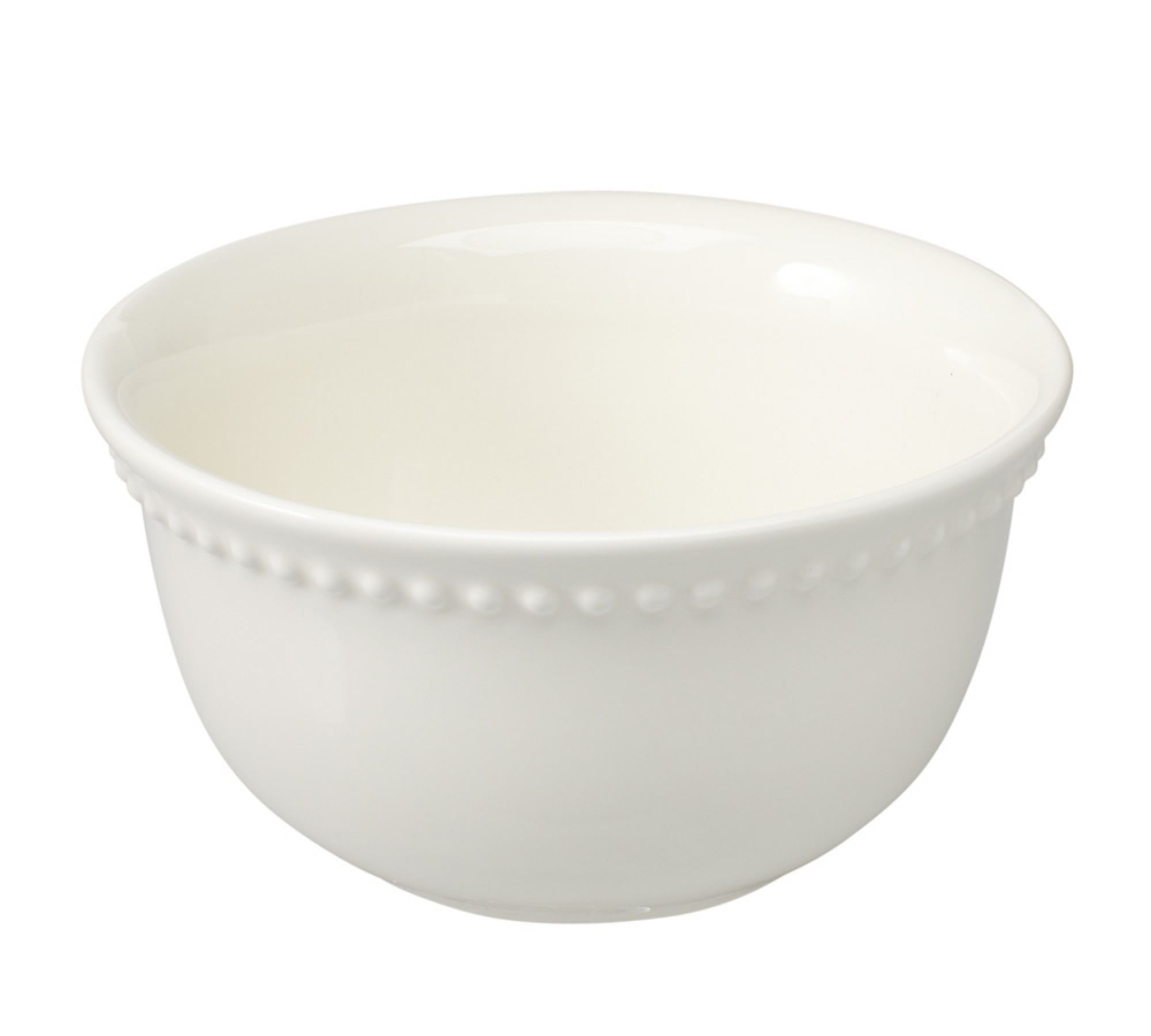 Emma Beaded Stoneware Cereal Bowls