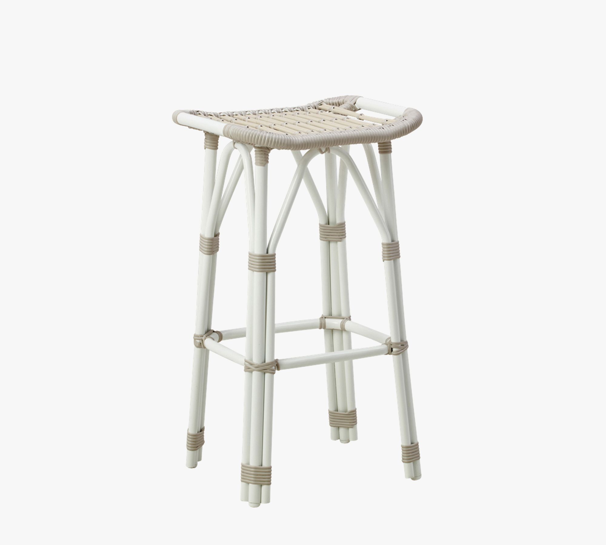 Salsa Alu-Rattan Outdoor Stool