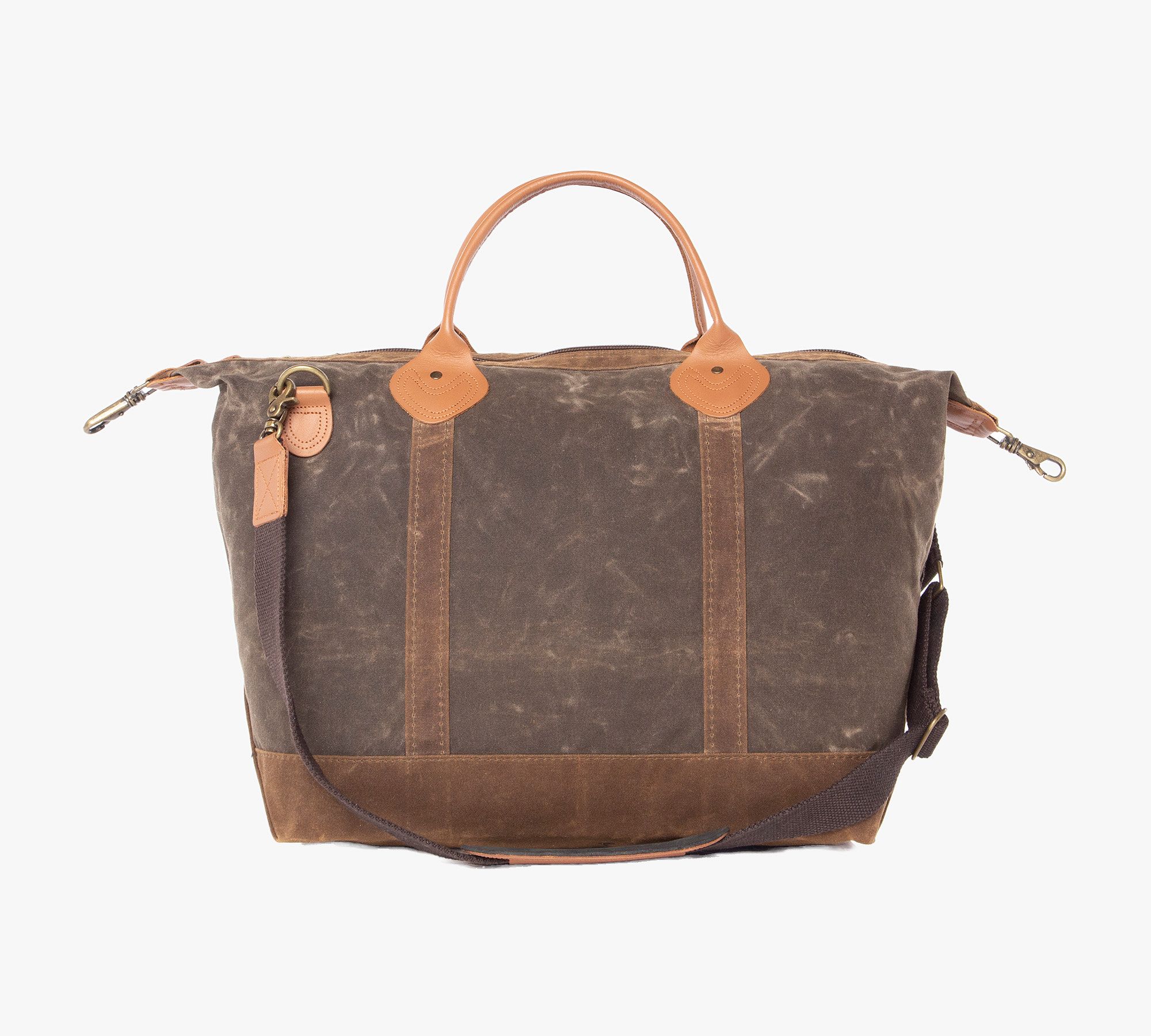 Brixton Waxed Canvas Weekender Bag & Dopp Kit