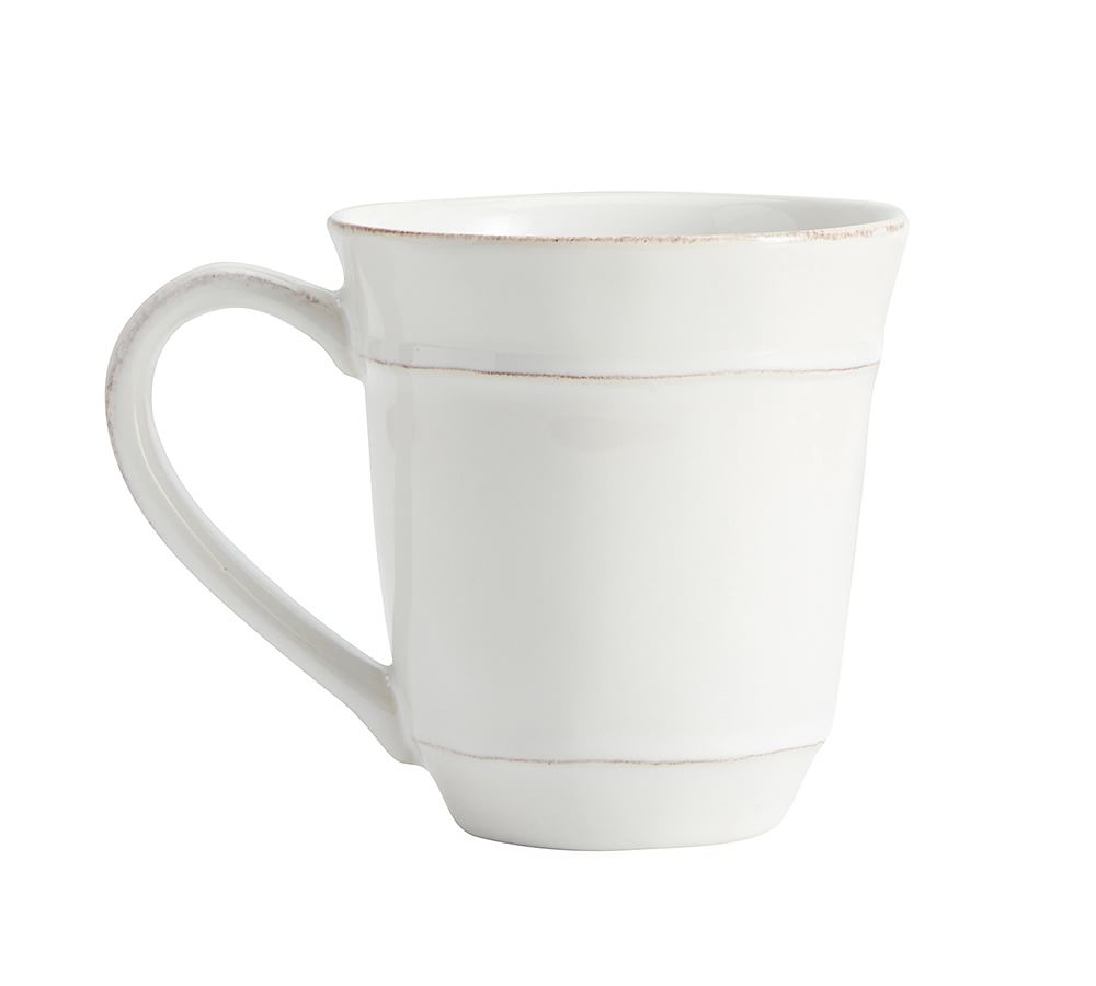 Cambria Handcrafted Stoneware Mugs- Stone Set of 4