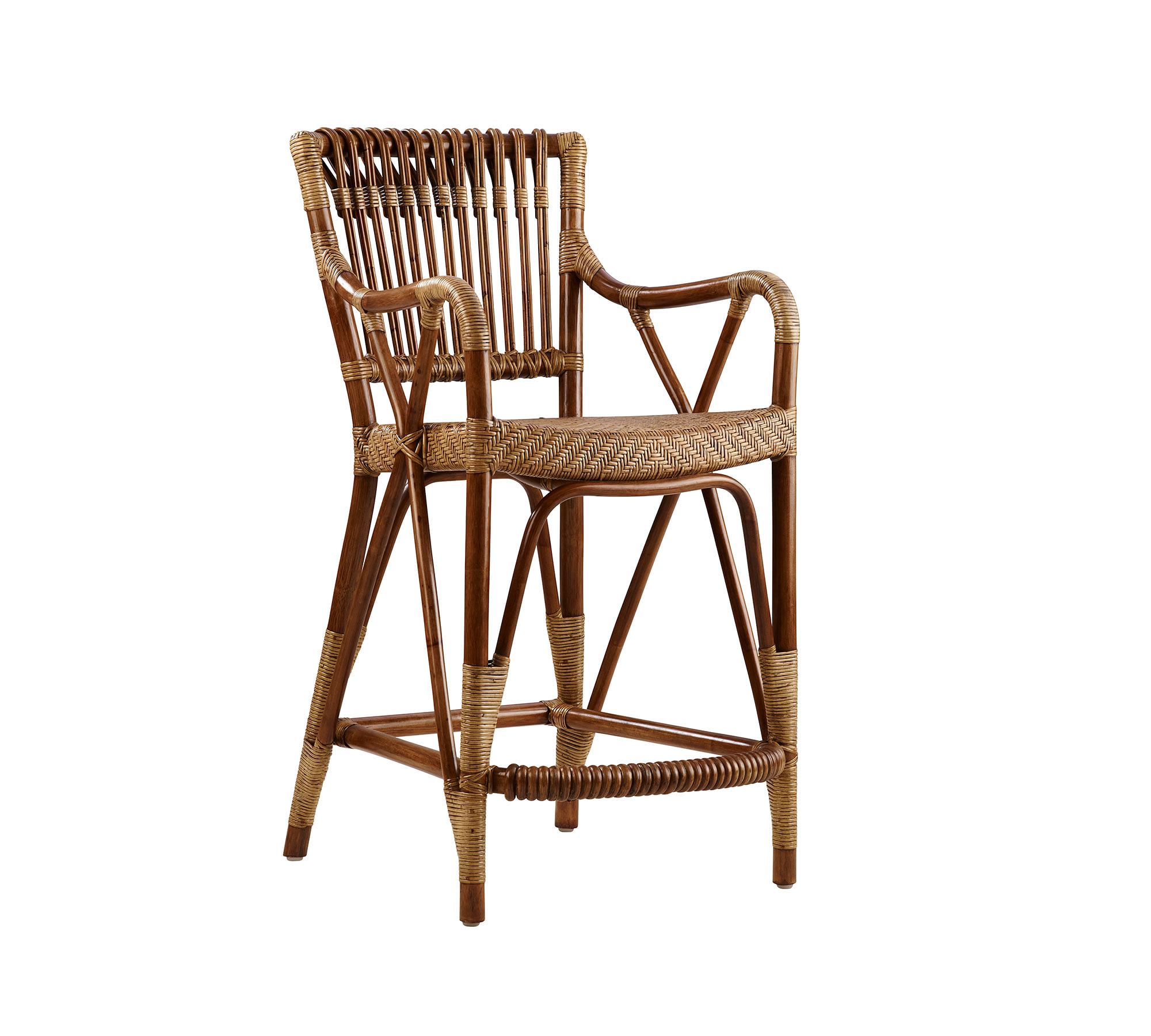 Blues Rattan Counter Stool