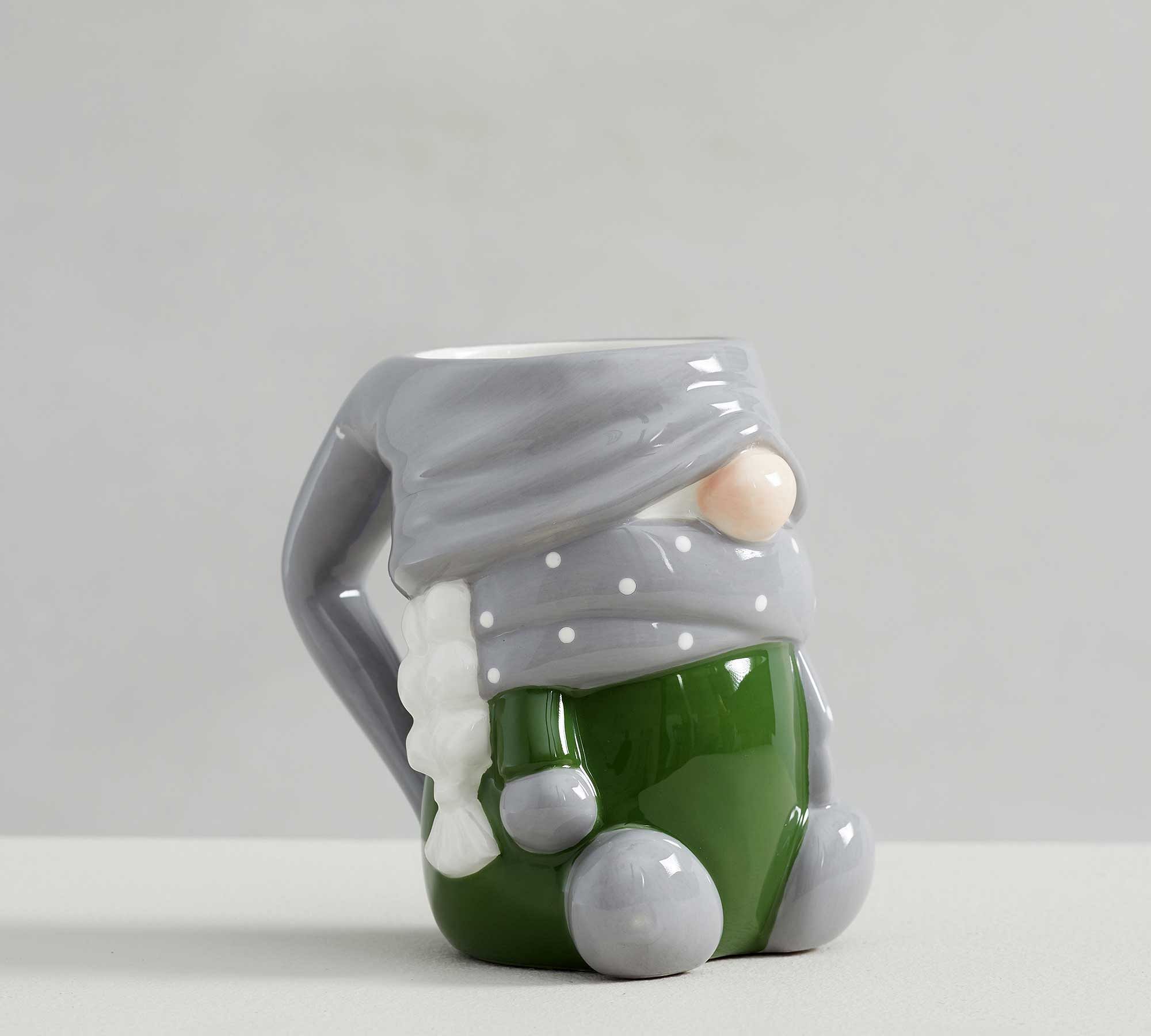 Gnomette Shaped Ceramic Mugs