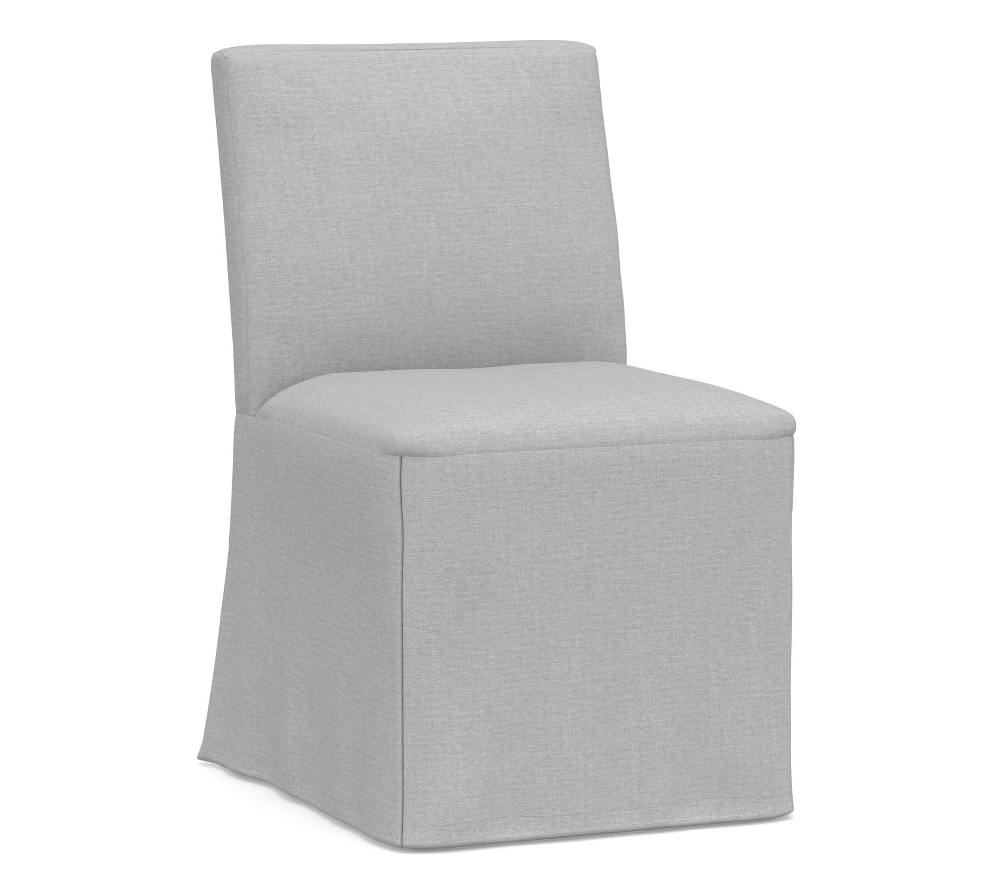 Open Box: Classic Long Dining Side Chair Replacement Slipcovers