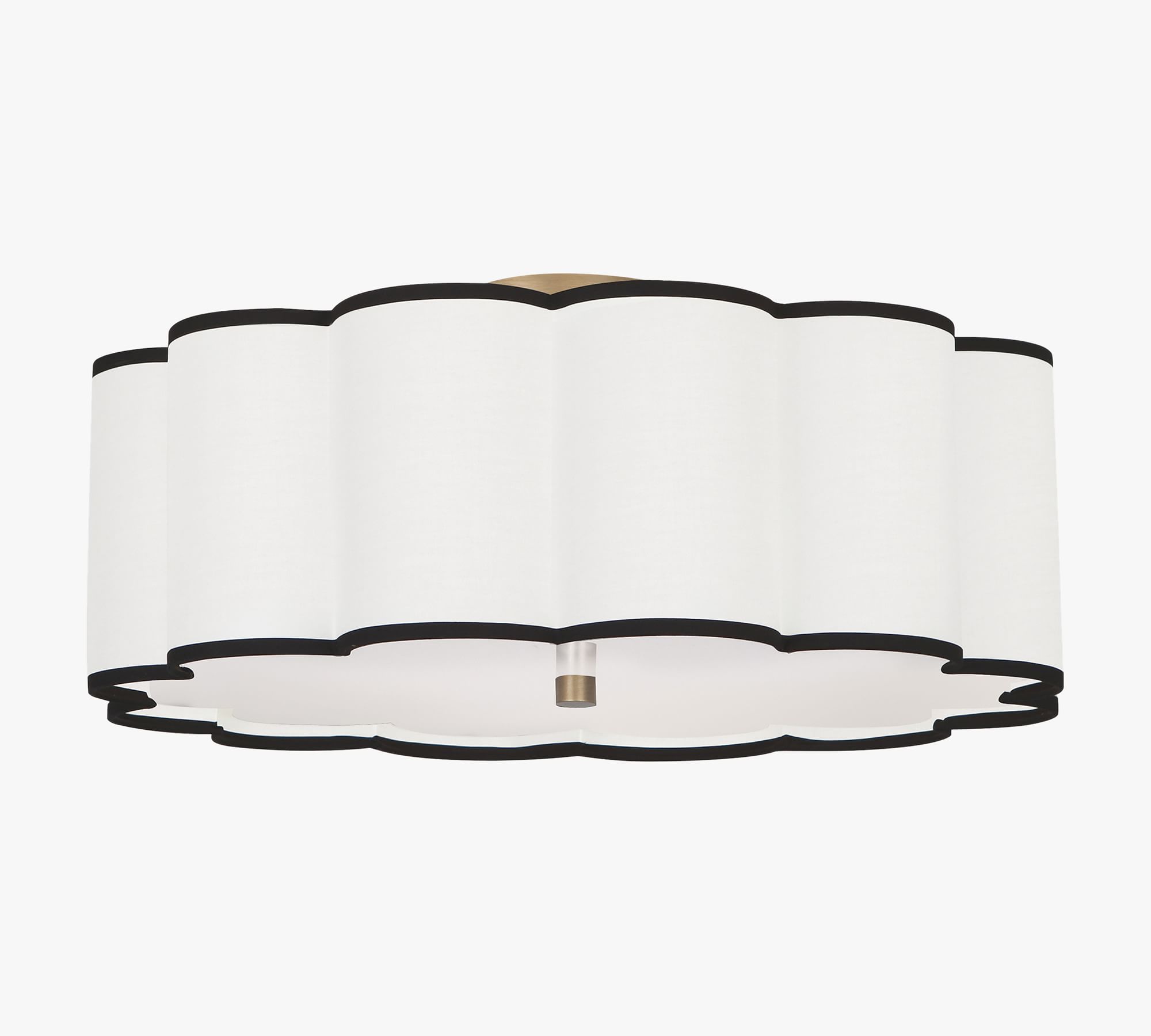 Tess Scalloped Flush Mount