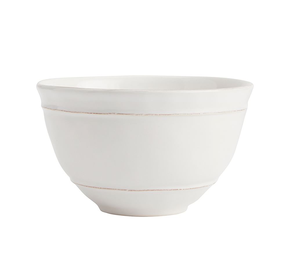 Cambria Handcrafted Stoneware Cereal Bowls- Stone Set of 4