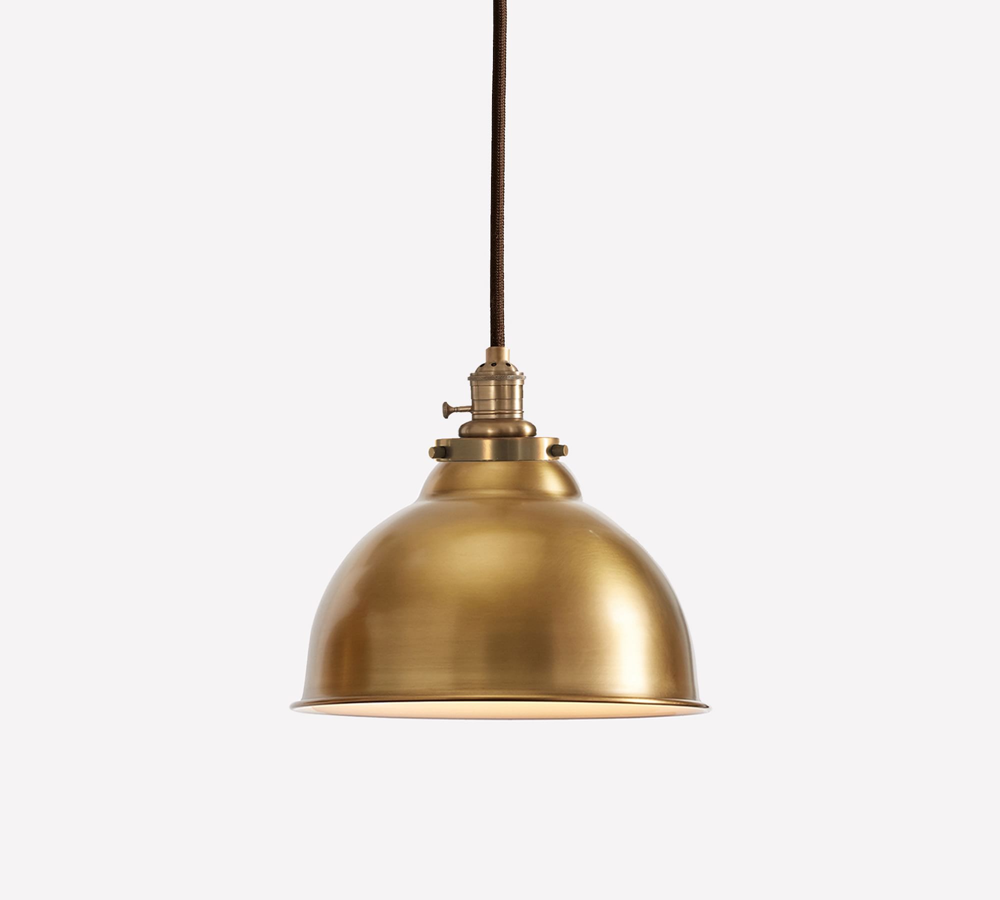 Metal Bell Cord Pendant (10"-13")