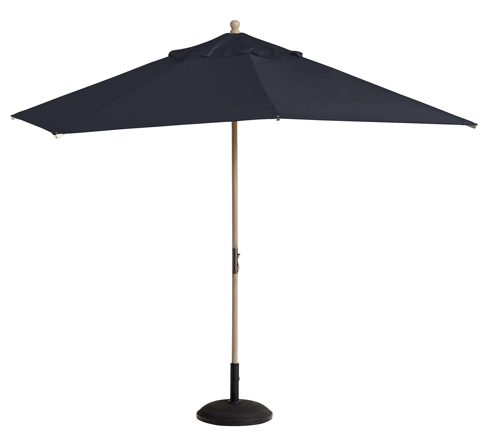 10' Rectangular Outdoor Umbrella – Eucalyptus Frame​, More Finishes Available