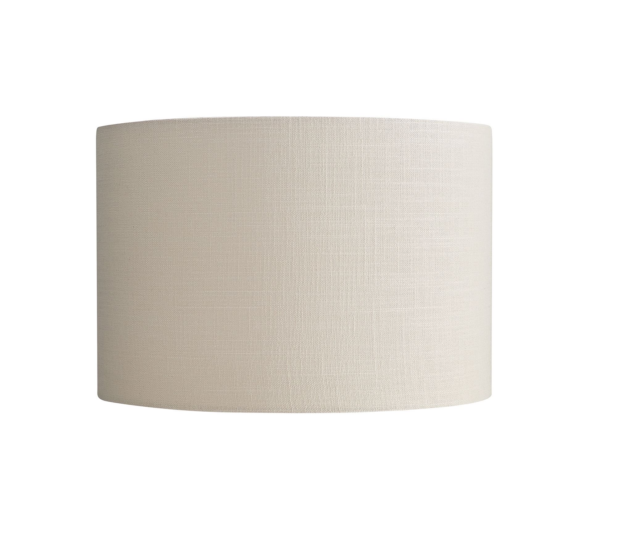 Gallery Linen Straight-Sided Drum Lamp Shade (13"-19'')