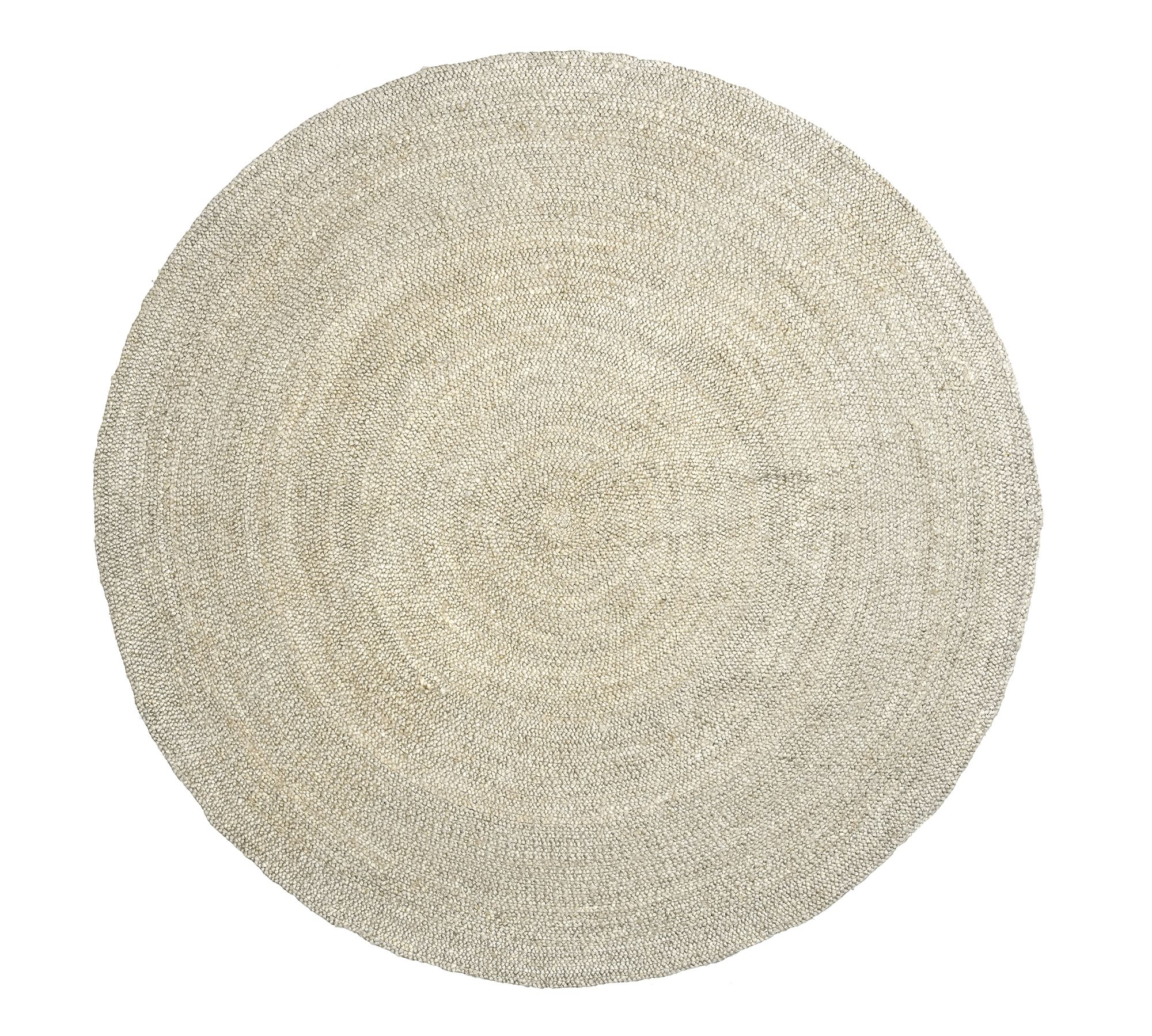 Round Braided Jute Rug