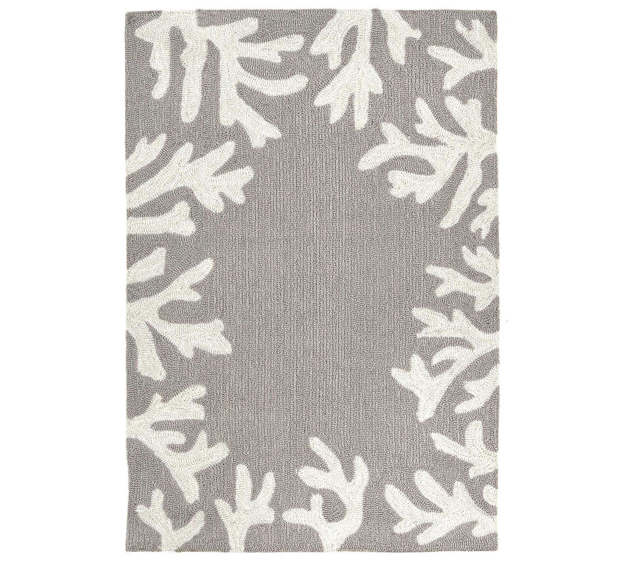 Coral Border Outdoor Rug