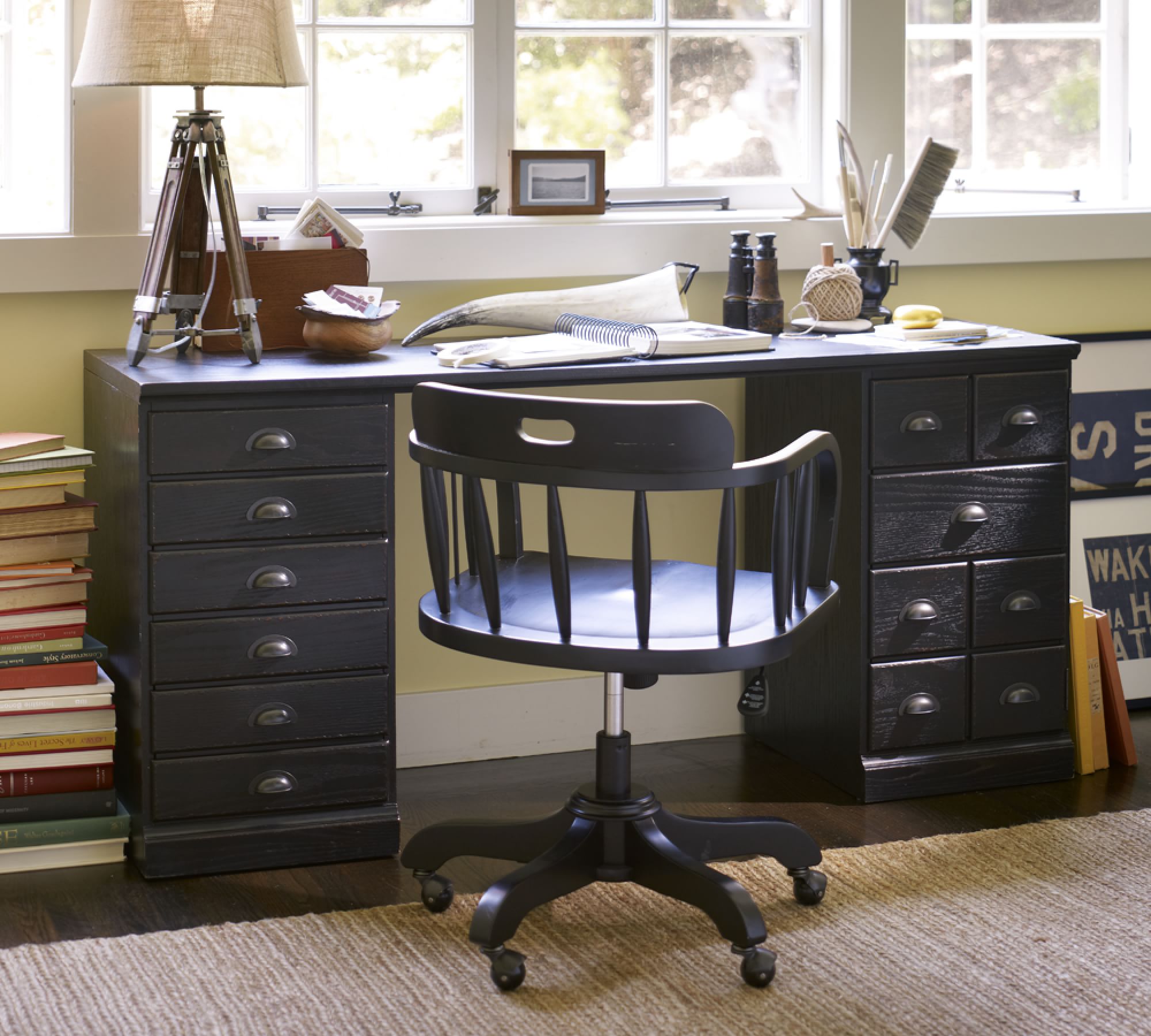 Printer's Executive Desk (64")