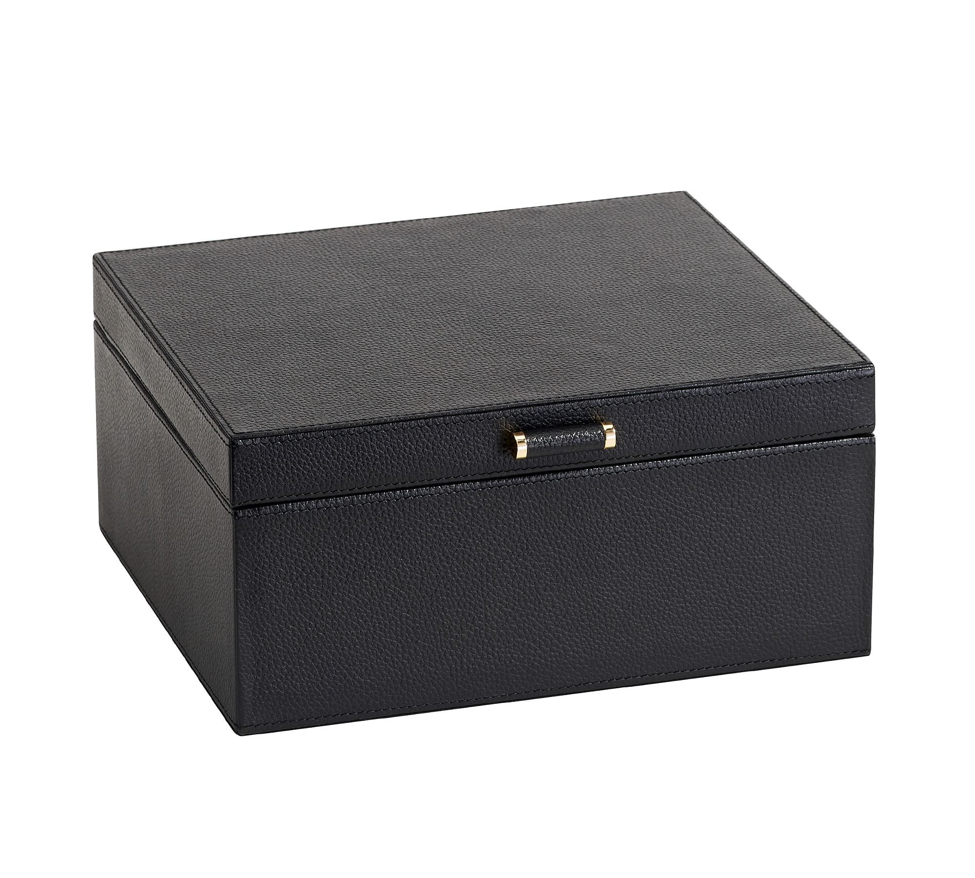 Quinn Leather Jewelry Box - Shadow Printed