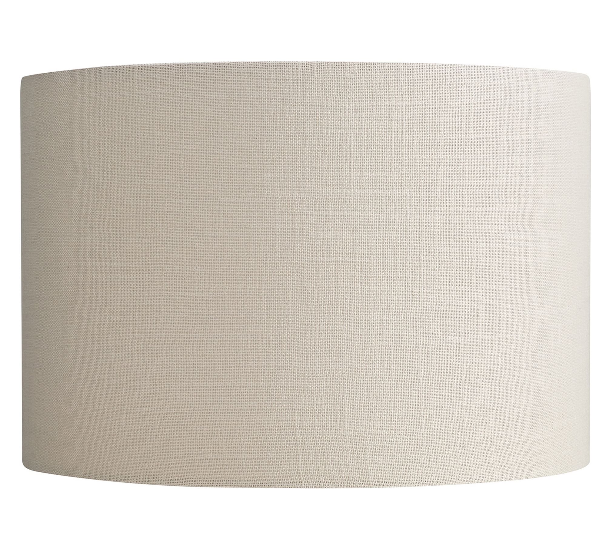 Gallery Linen Straight-Sided Drum Lamp Shade (13"-19'')