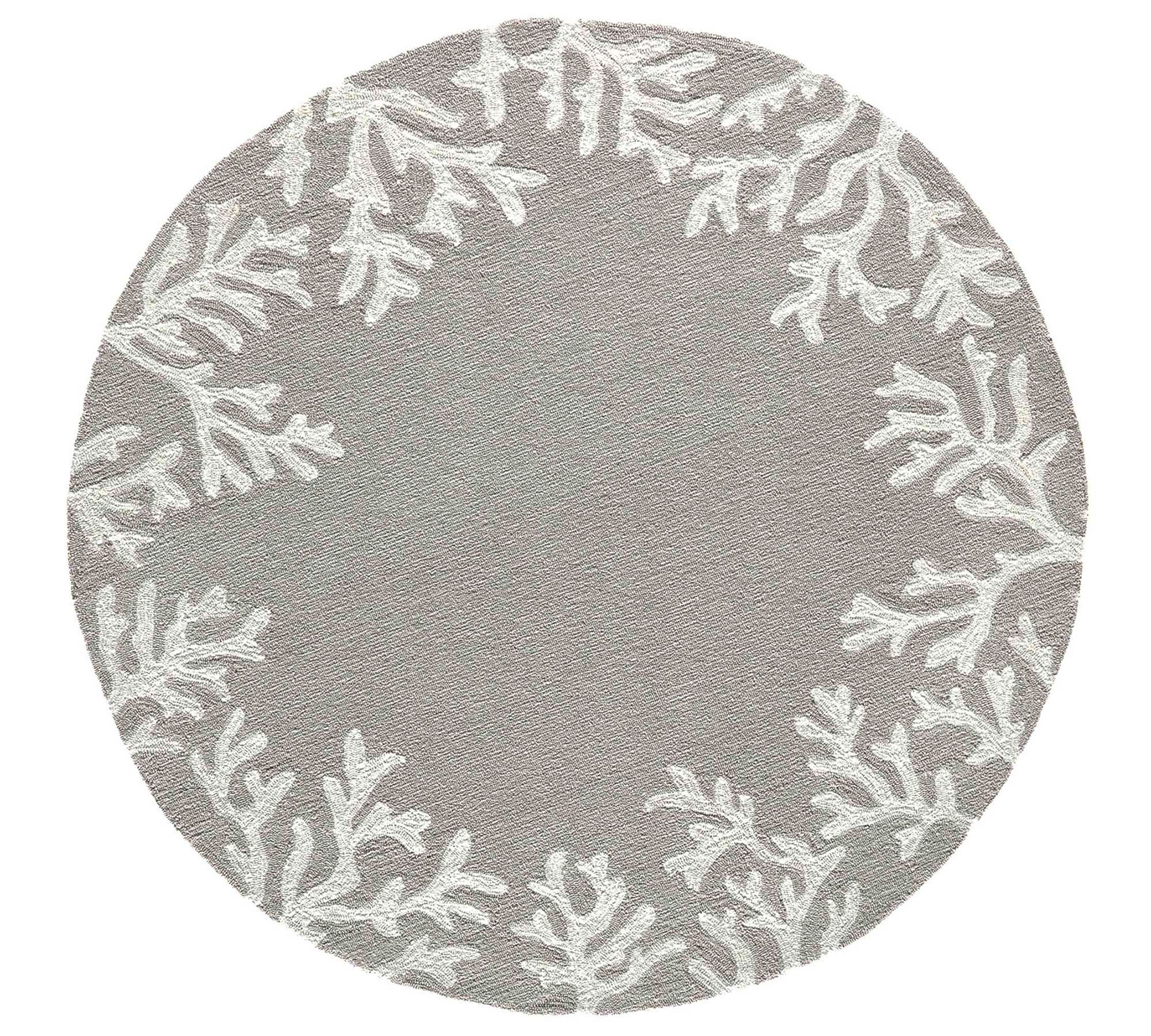 Coral Border Outdoor Rug