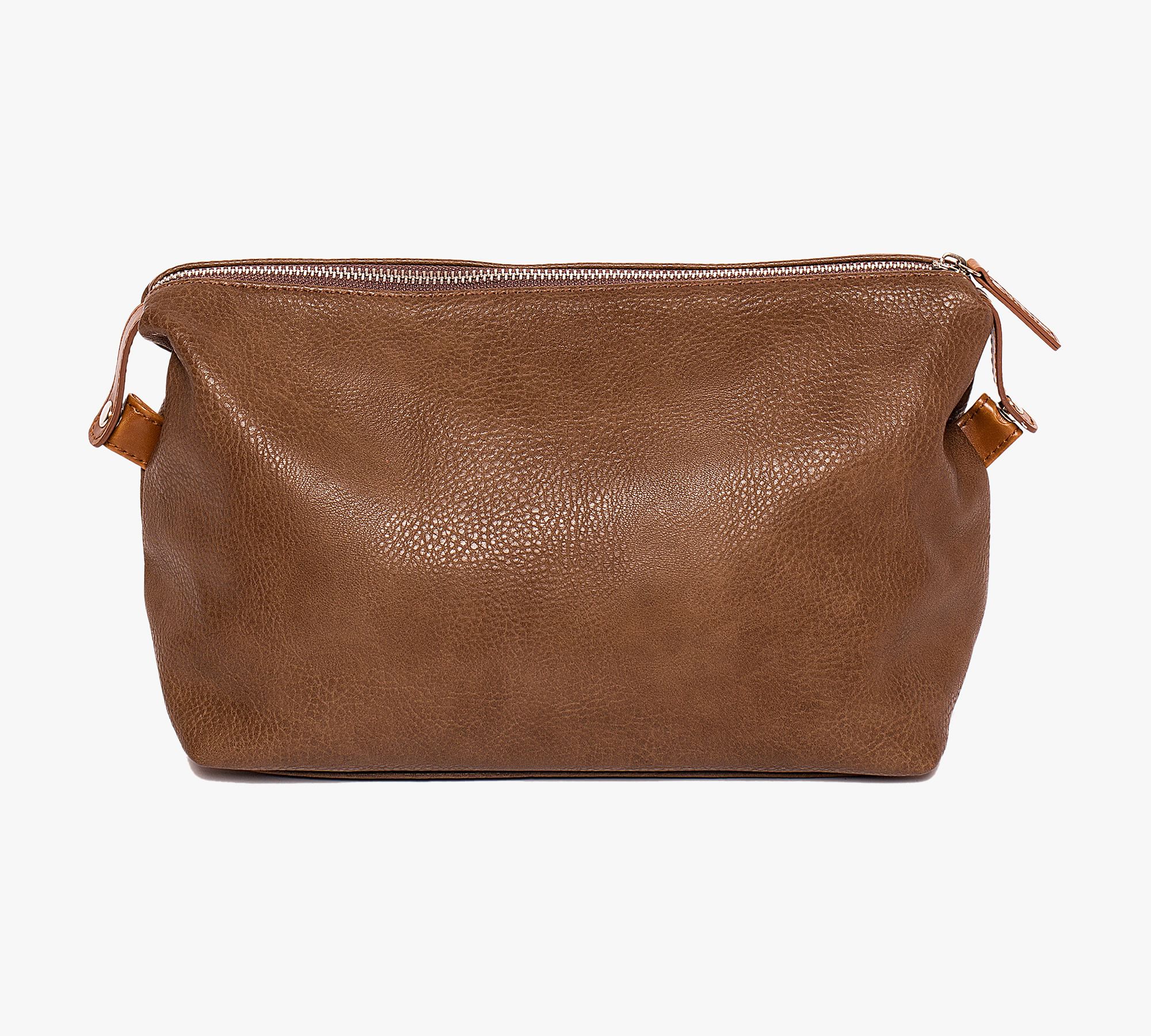 Max Vegan Leather Toiletry Bag