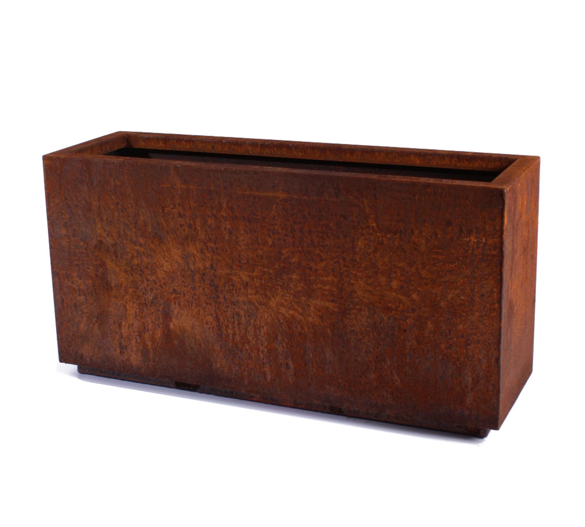 Long Box Outdoor Planters - Corten Steel