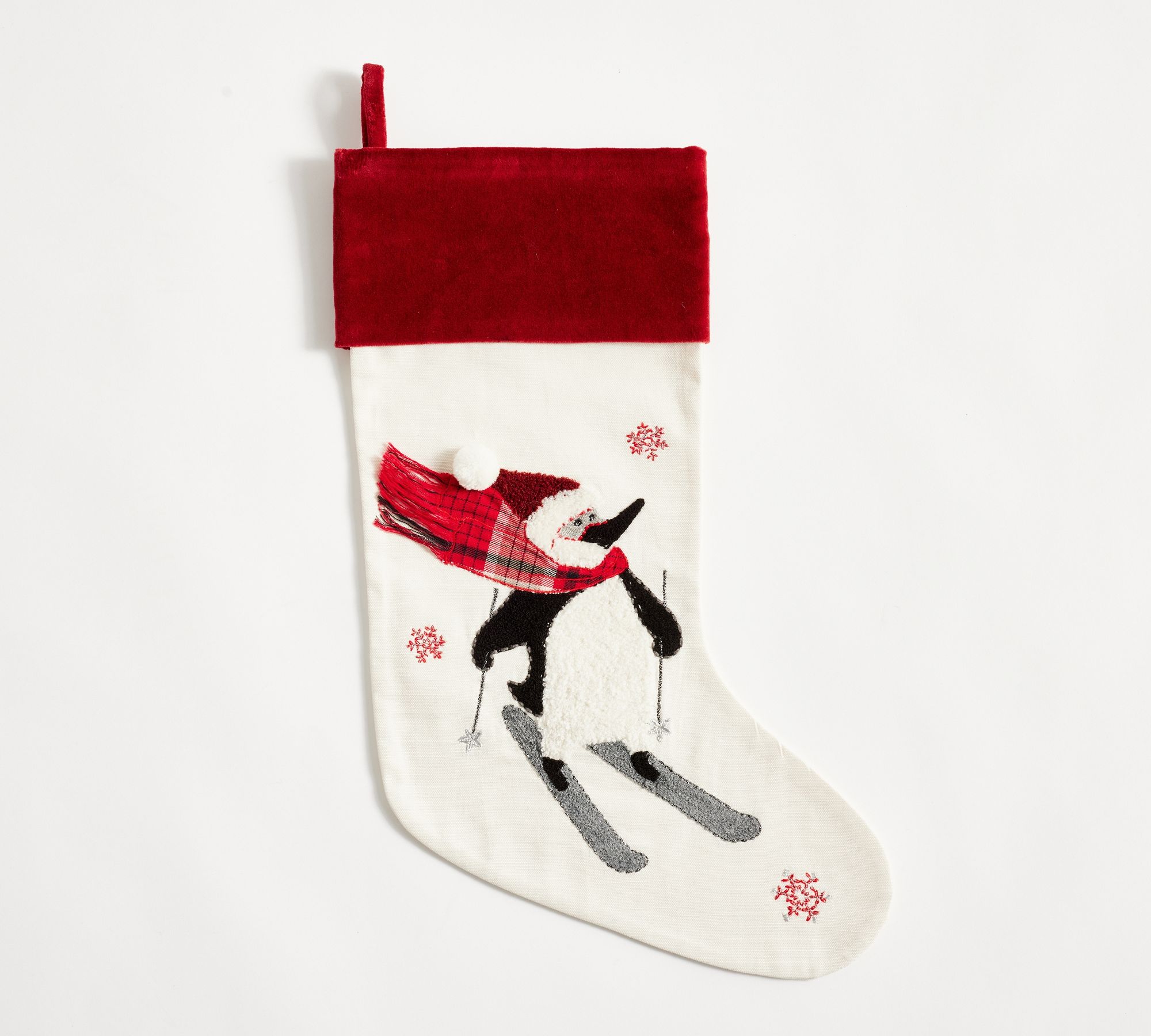 Holiday Icons Crewel Stockings