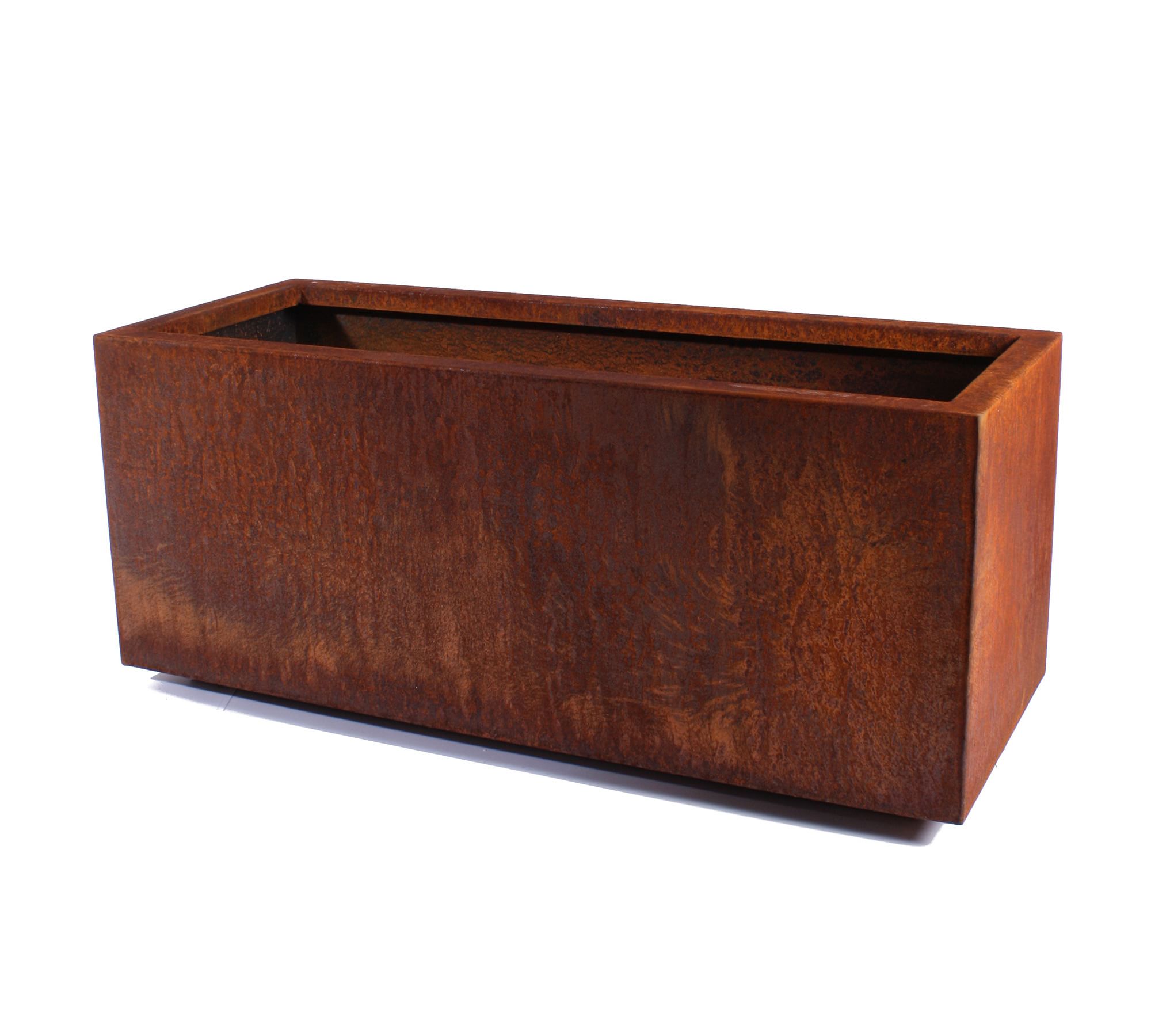 Long Box Outdoor Planters - Corten Steel