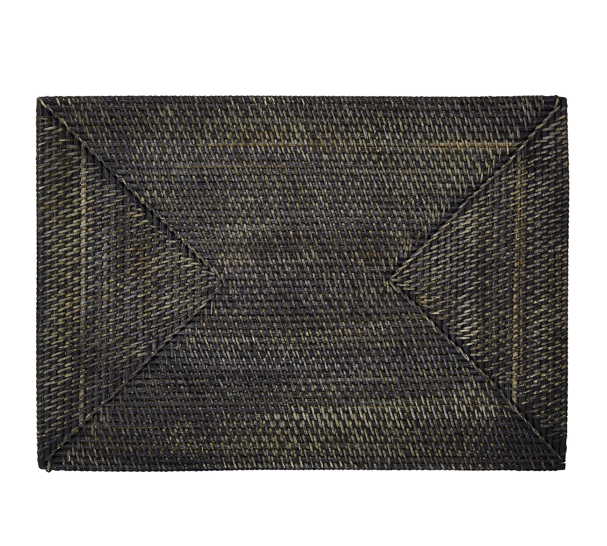 Tava Handwoven Rattan Rectangular Placemat