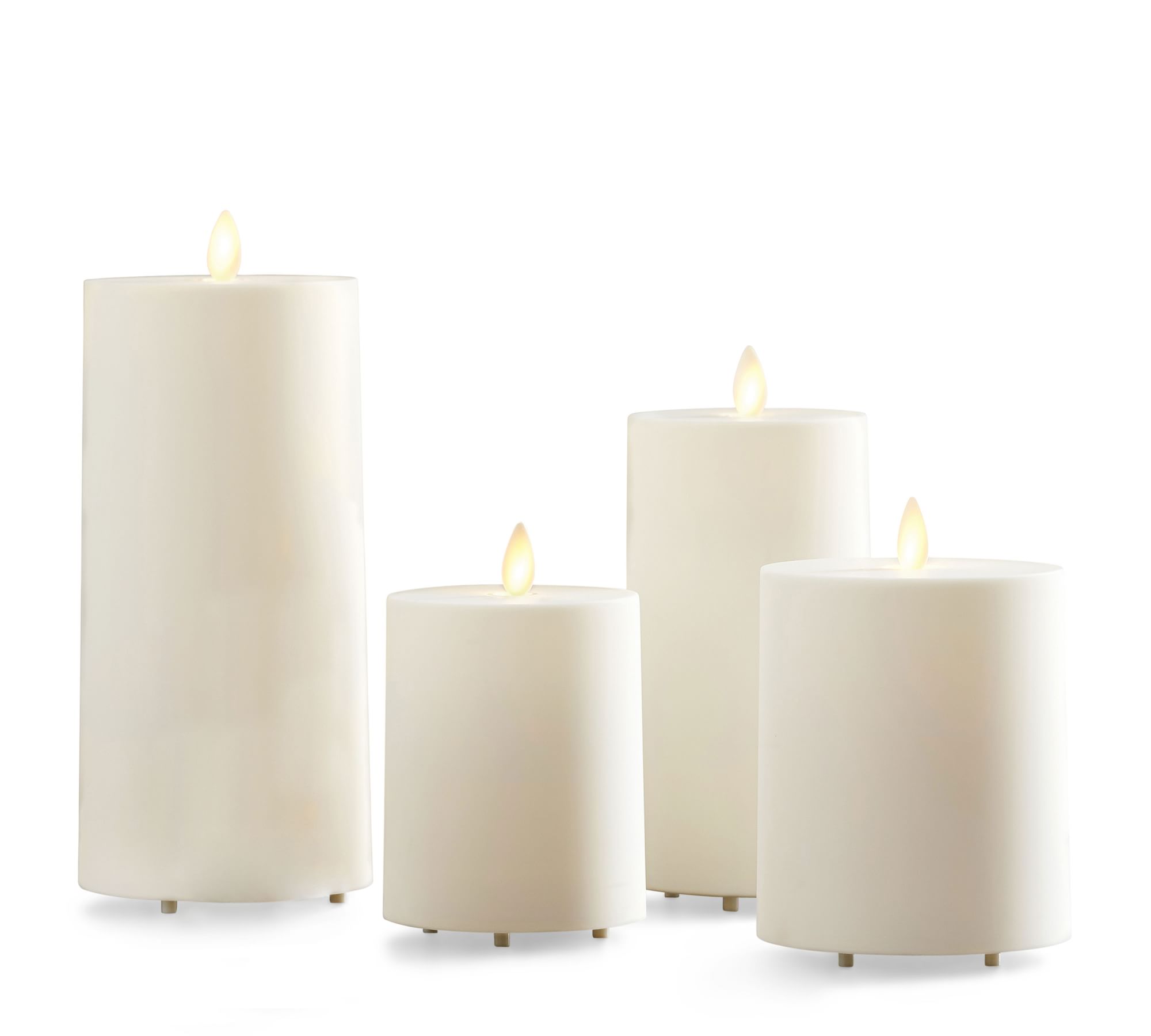 Premium Flickering Flameless Outdoor Pillar Candle