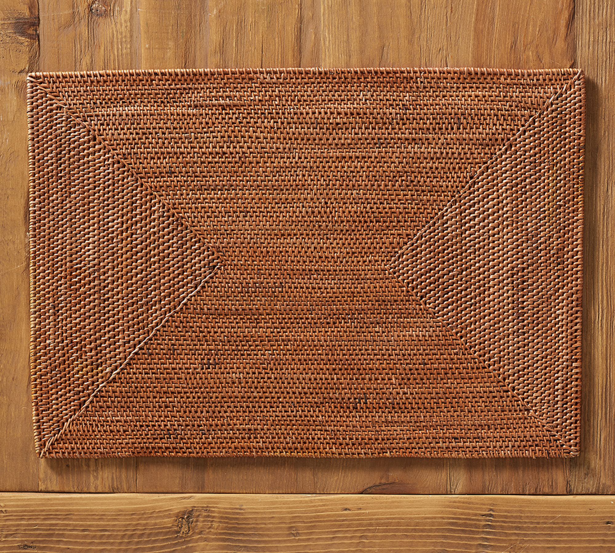 Tava Handwoven Rattan Rectangular Placemat