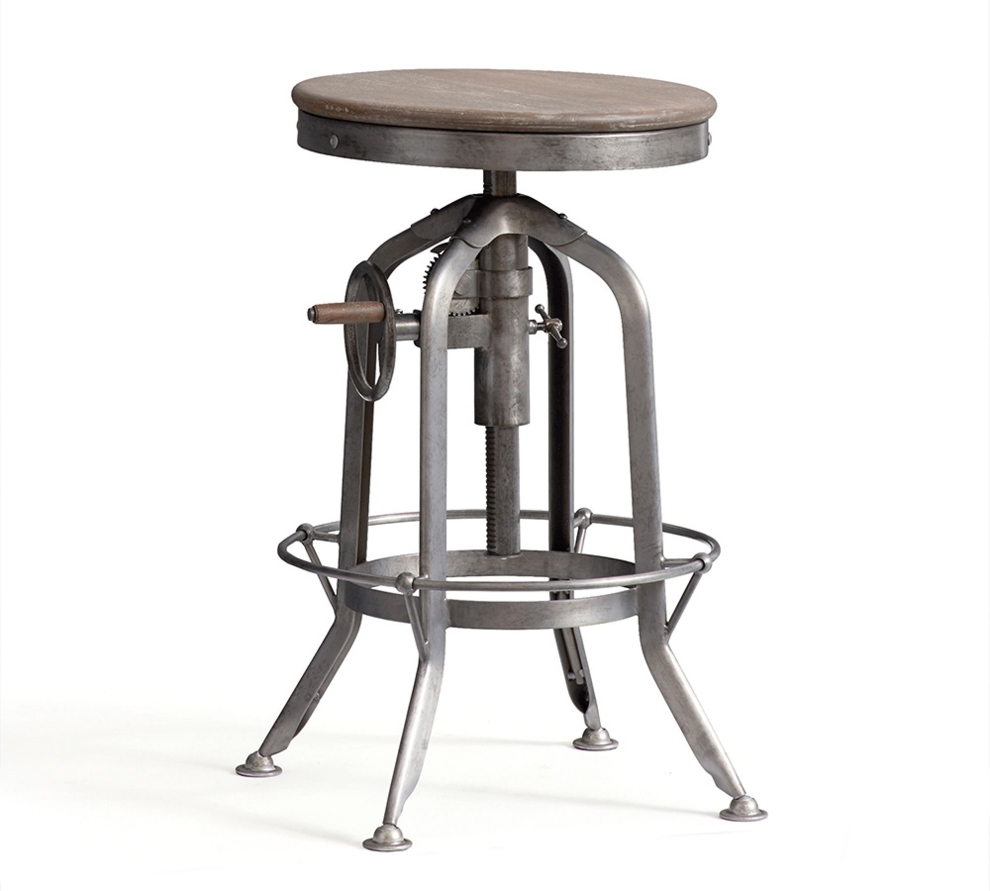 Pittsburgh Adjustable Height Swivel Barstool