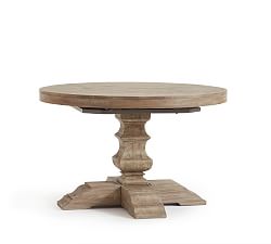 Banks Round Pedestal Extending Dining Table (48&quot;-72&quot;)