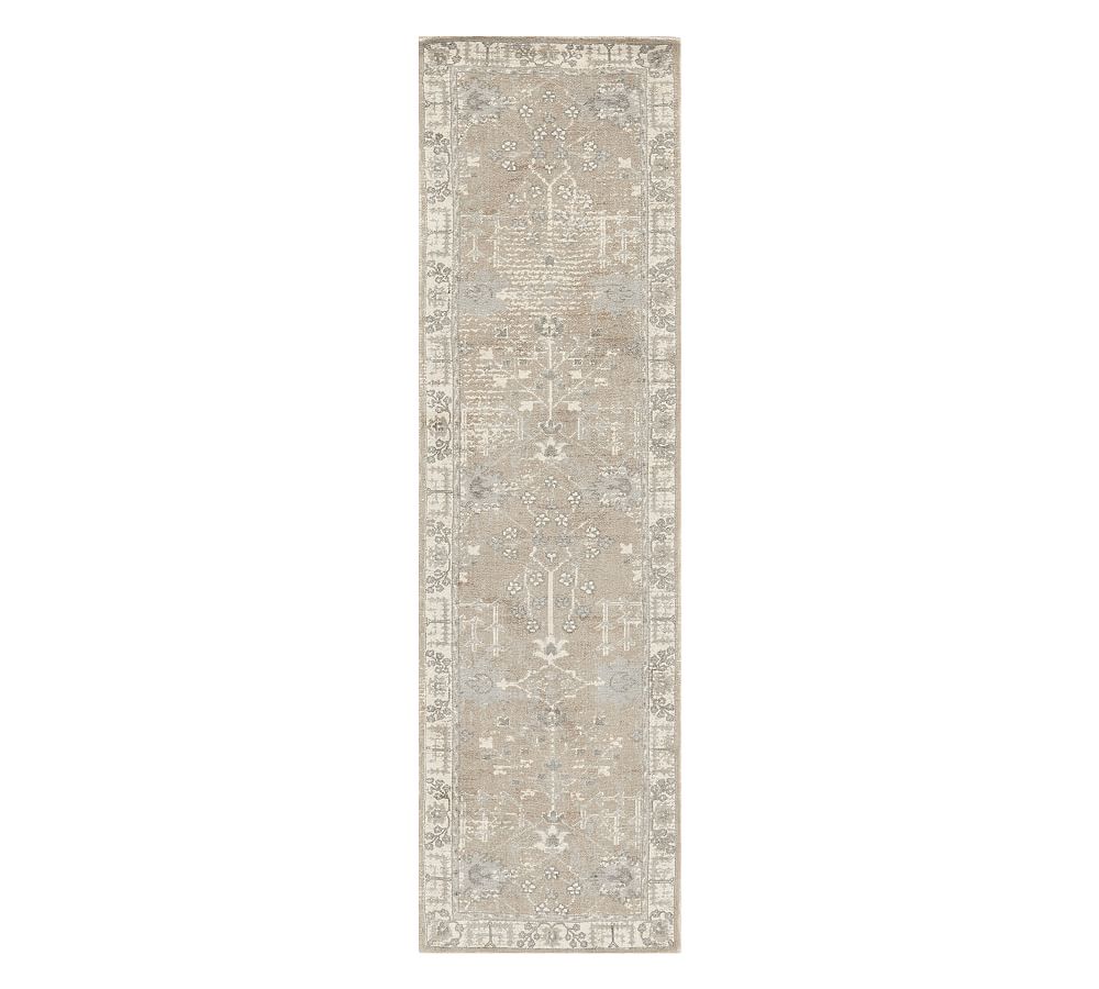 Reeva Handwoven Rug | Dark Flax | 2.5' x 9'