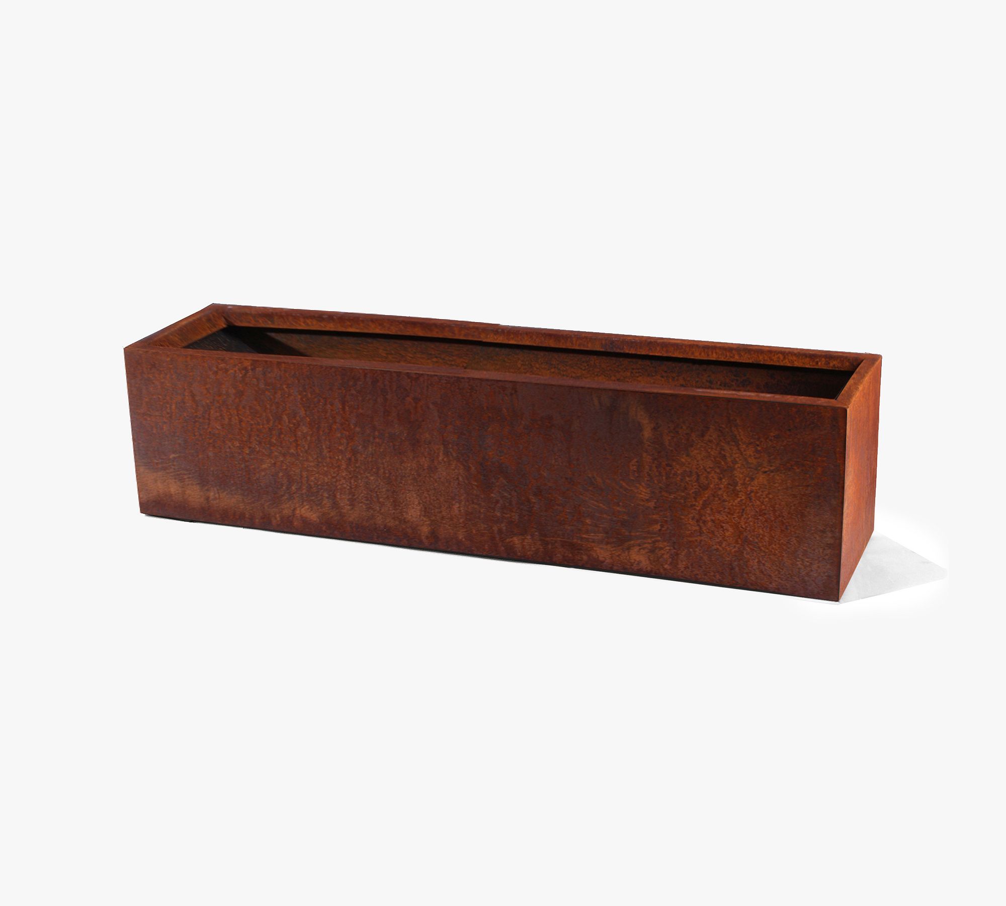 Trough Corten Steel Outdoor Planters