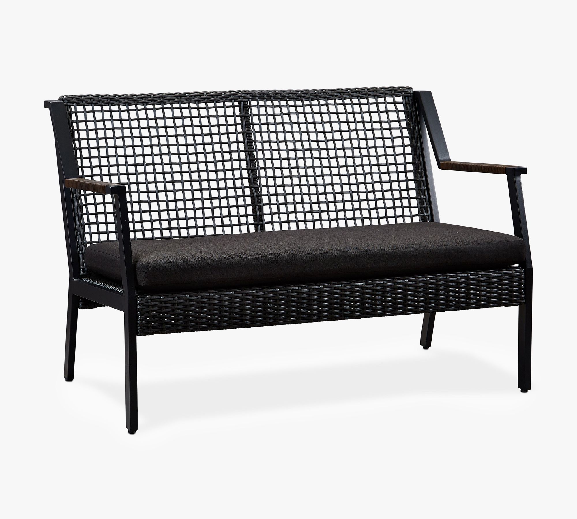 Klein Wicker Outdoor Bench