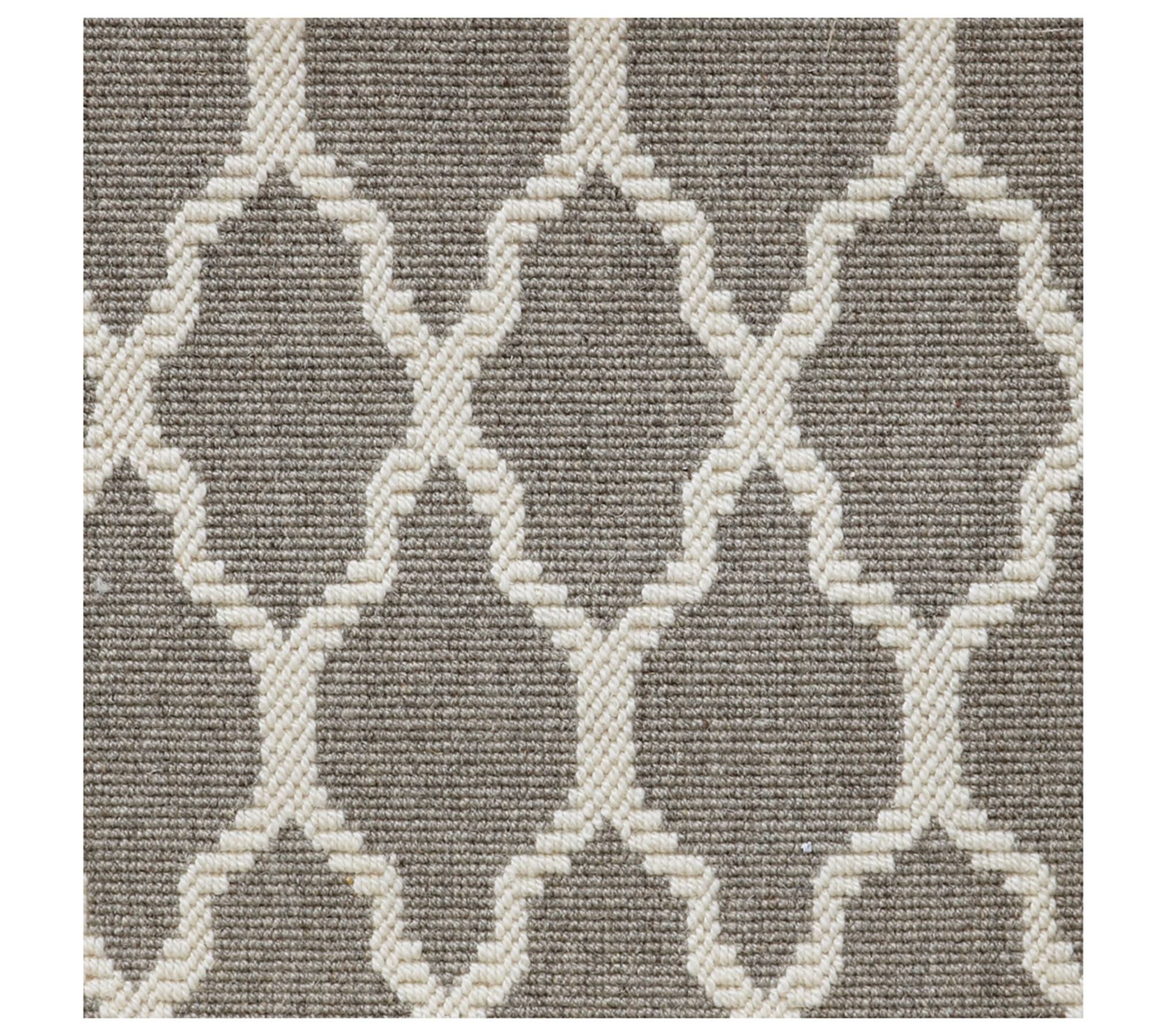 Custom Wool Tile Print Rug Swatch - Free Returns Within 30 Days