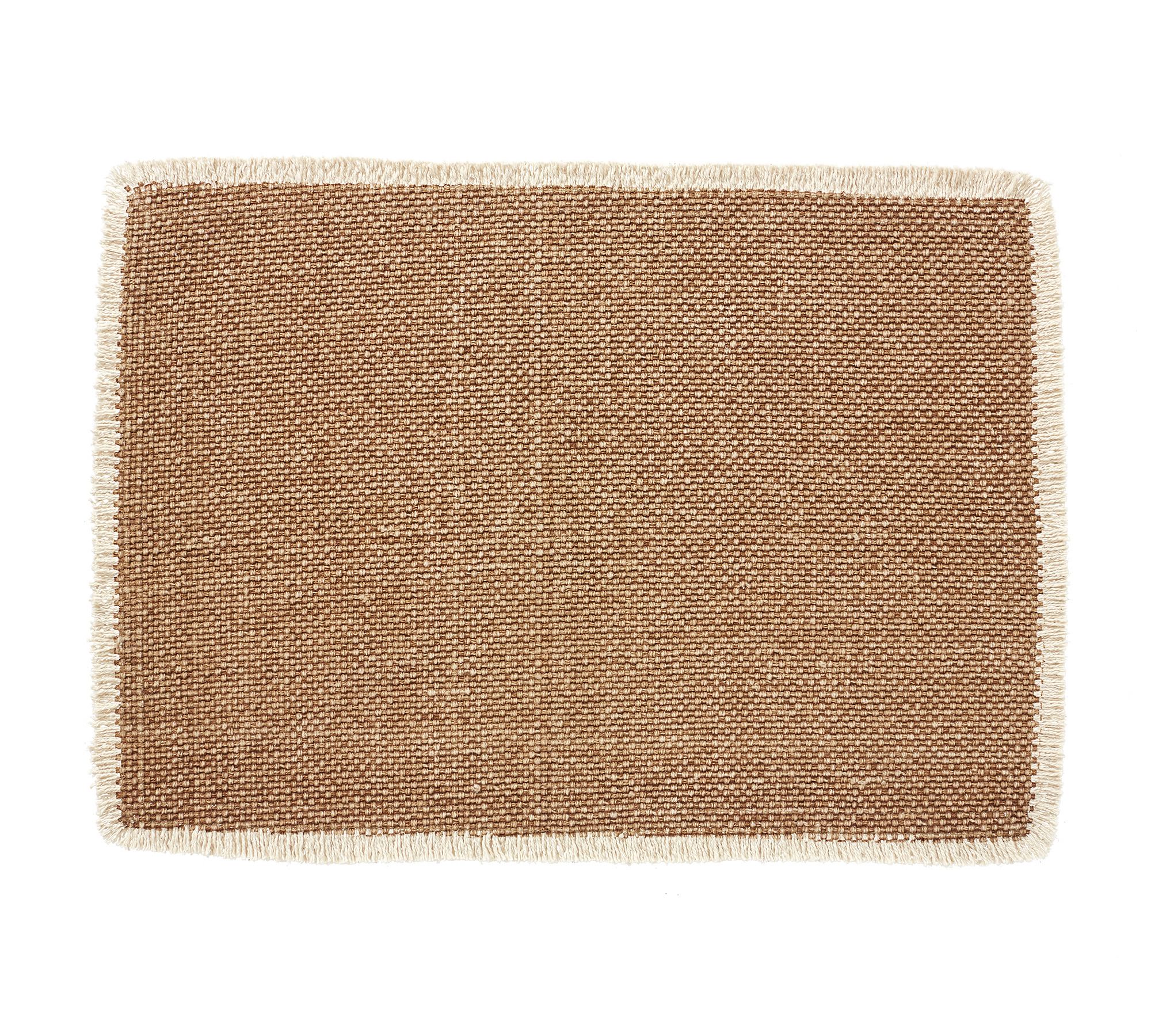 Mason Handwoven Cotton Fringe Placemats