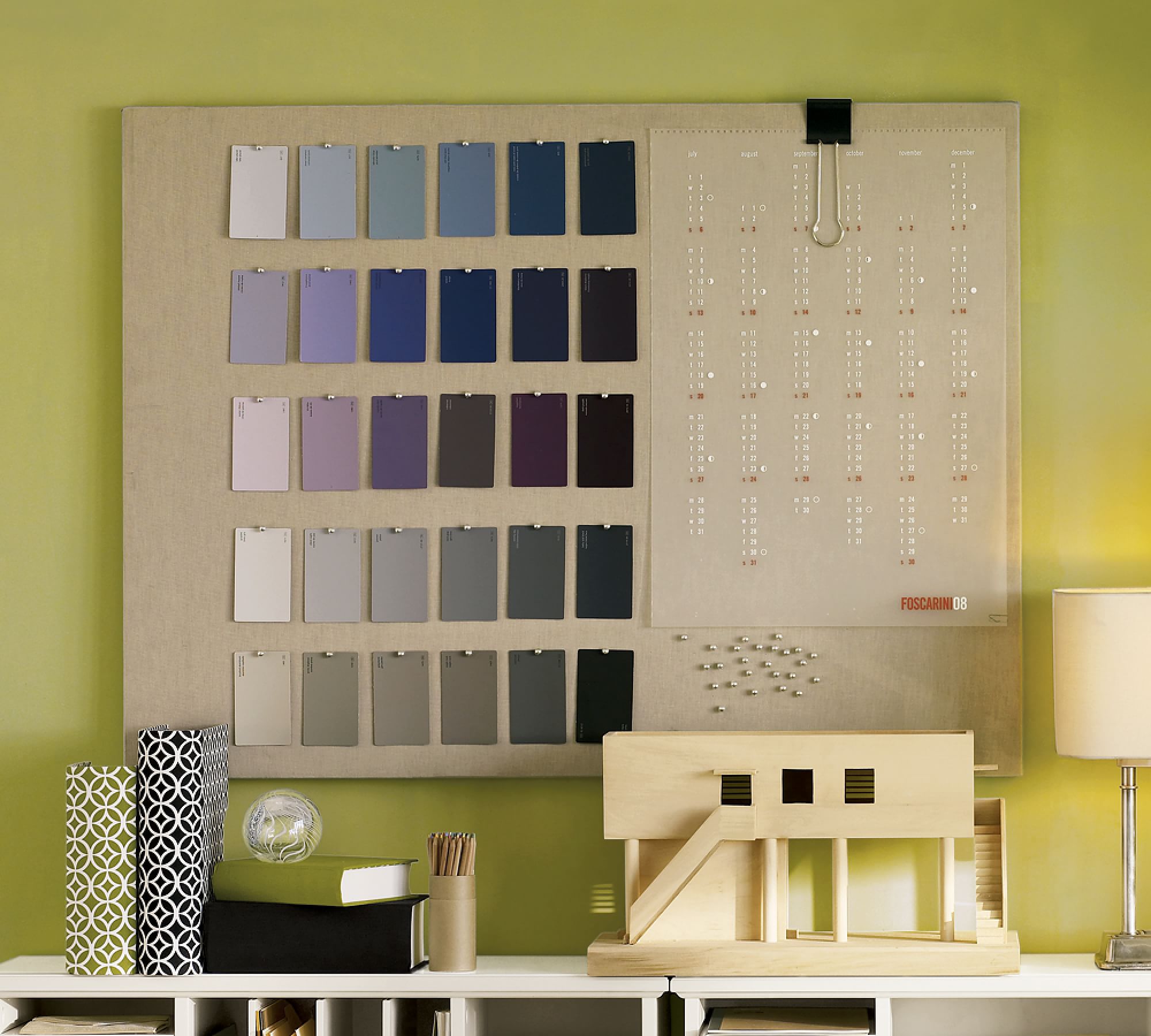 Linen Home Office Pinboard