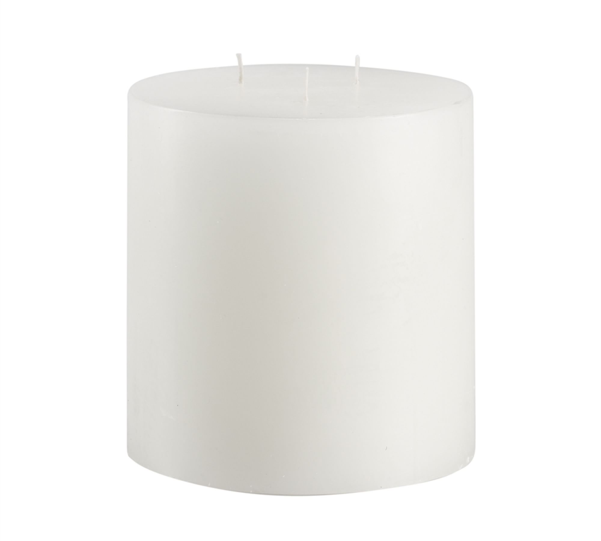 Unscented Wax Pillar Candle