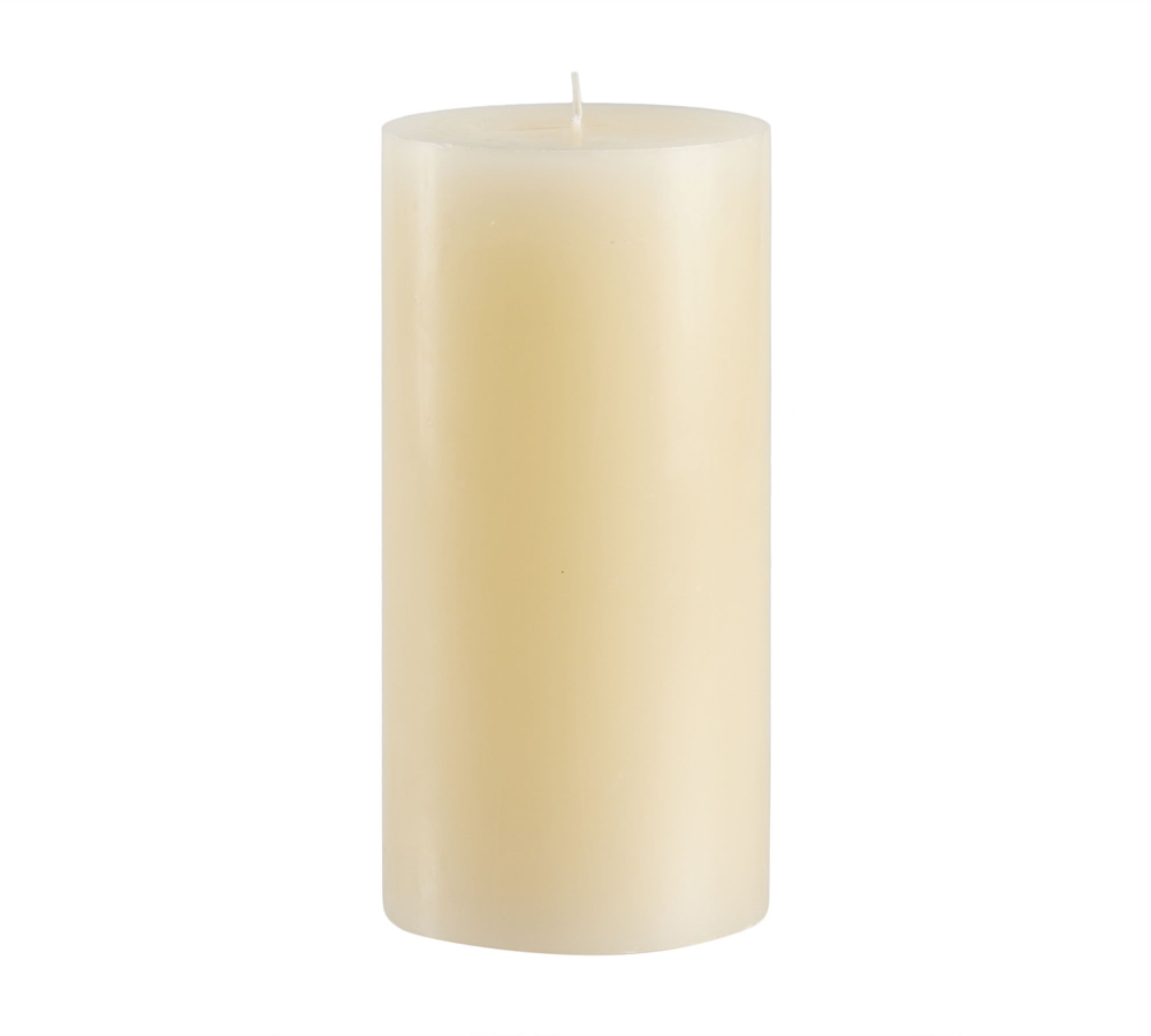 Unscented Wax Pillar Candle