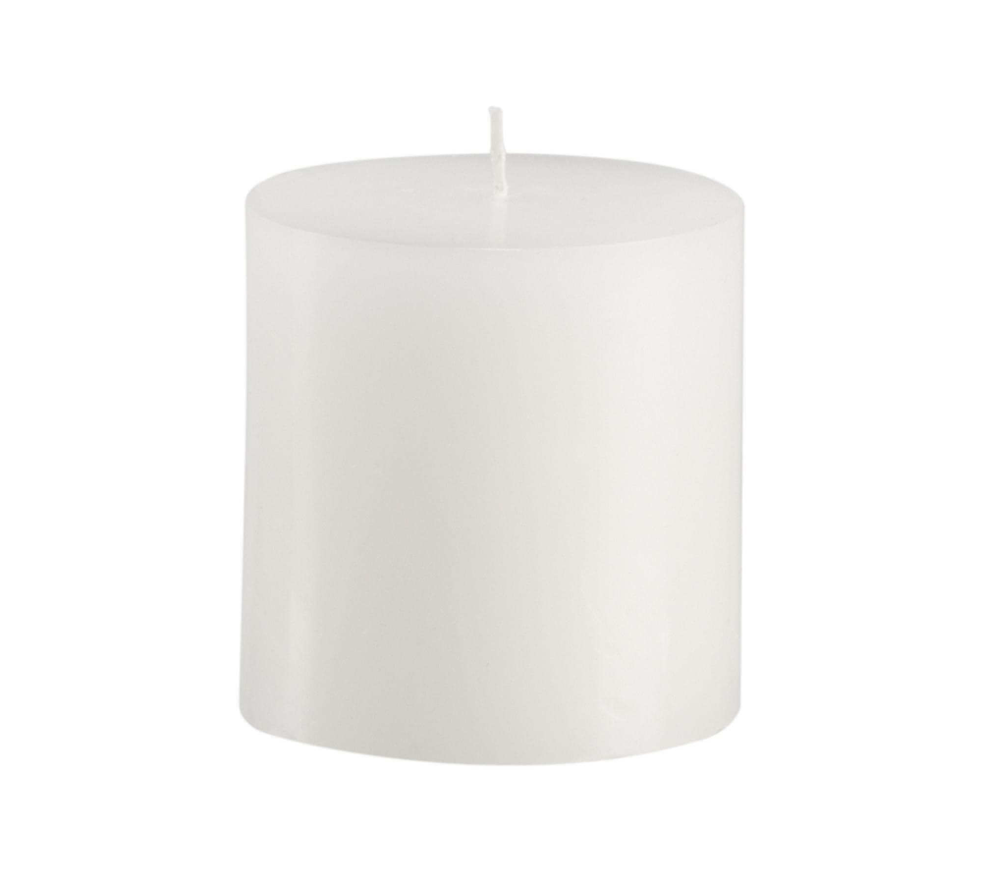 Unscented Wax Pillar Candle