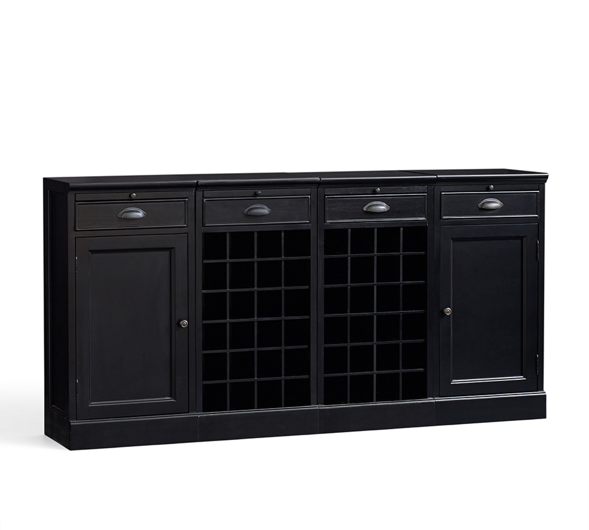 Modular Bar Buffet With Double Wine Grid (72")