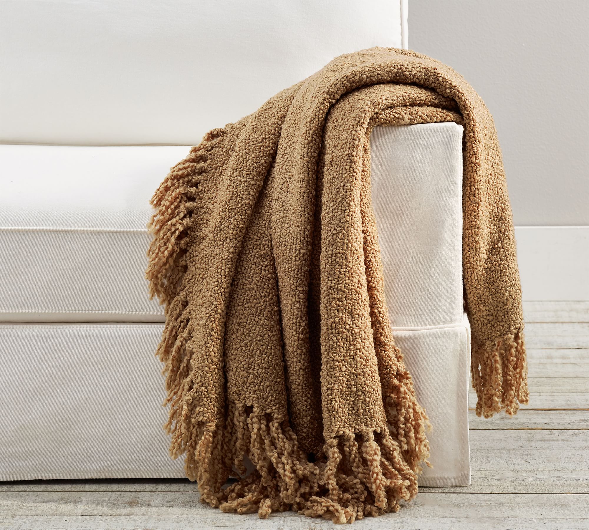 Dreamy Handwoven Fringe Throw