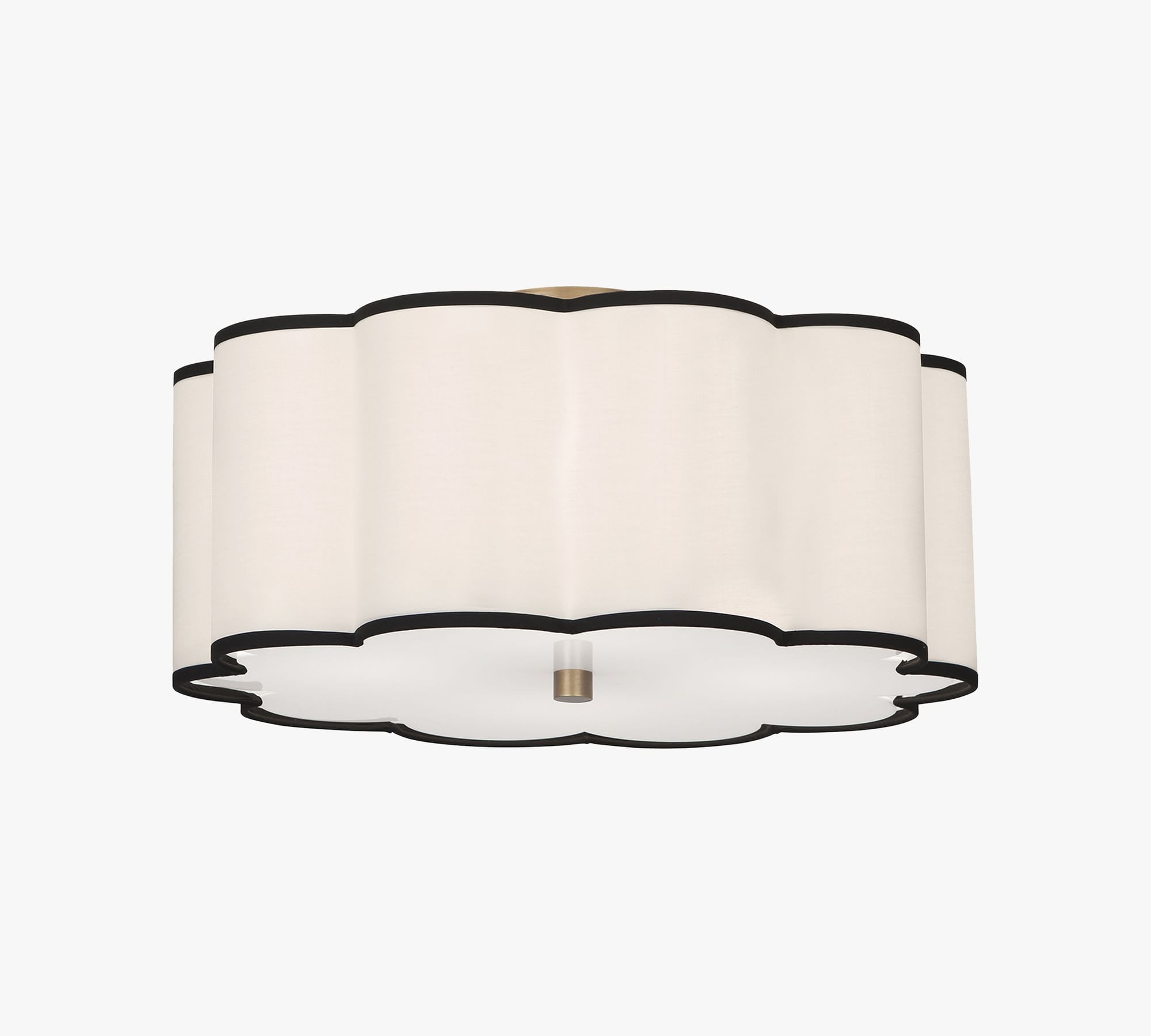 Tess Scalloped Flush Mount