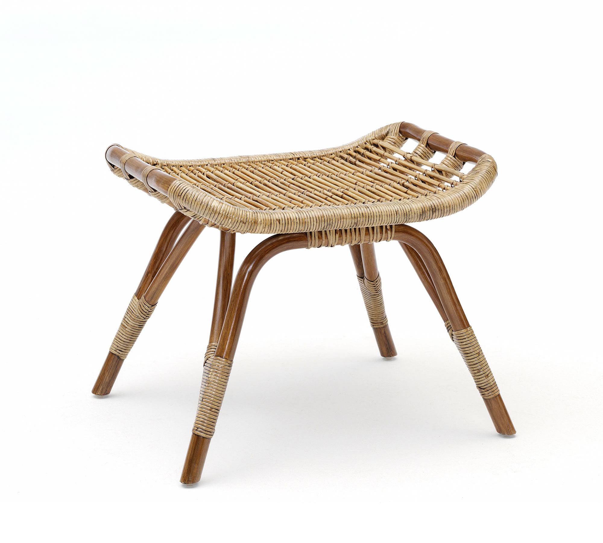 Monet Rattan Ottoman